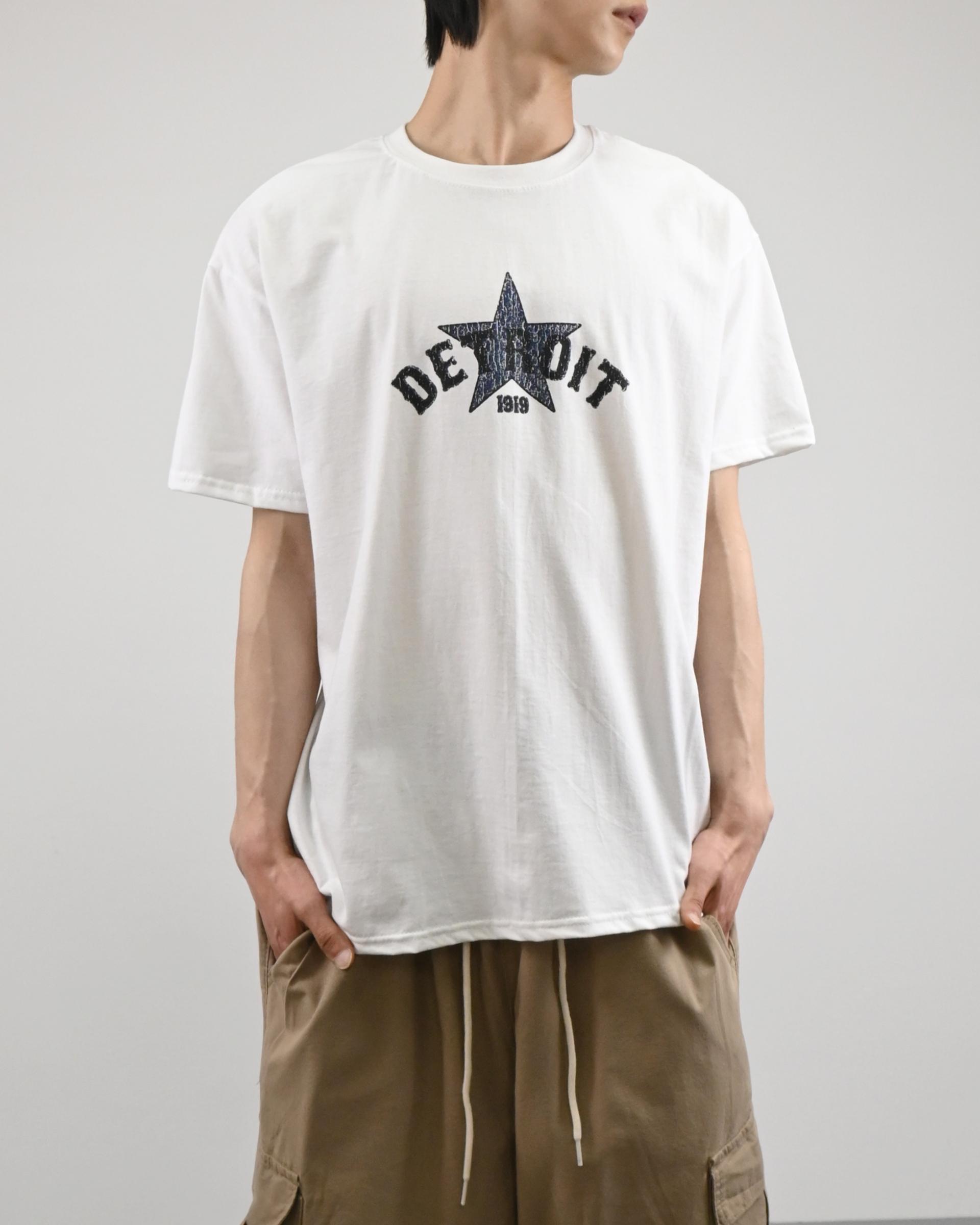 detroit half t-shirt