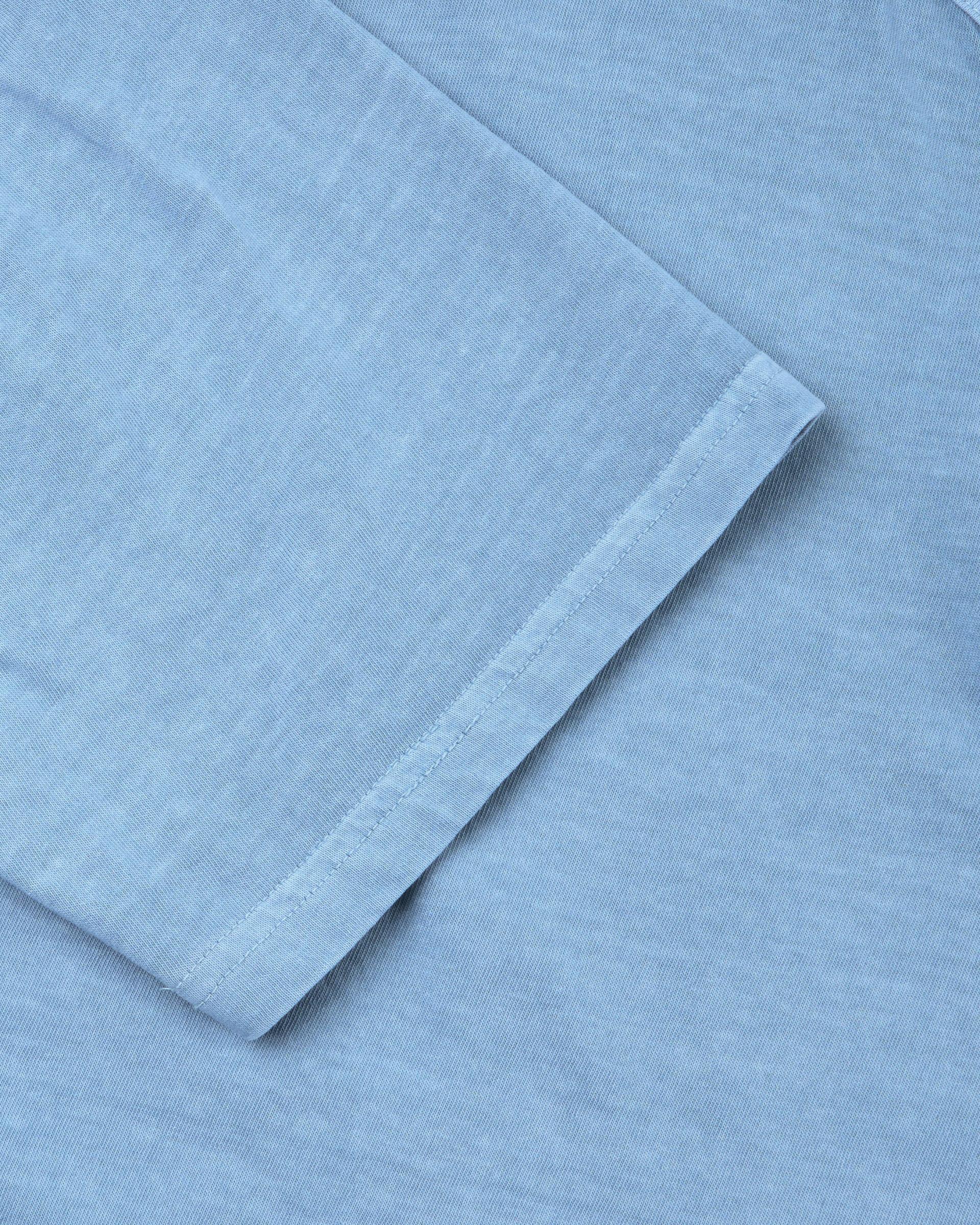dying henley neck half t-shirt