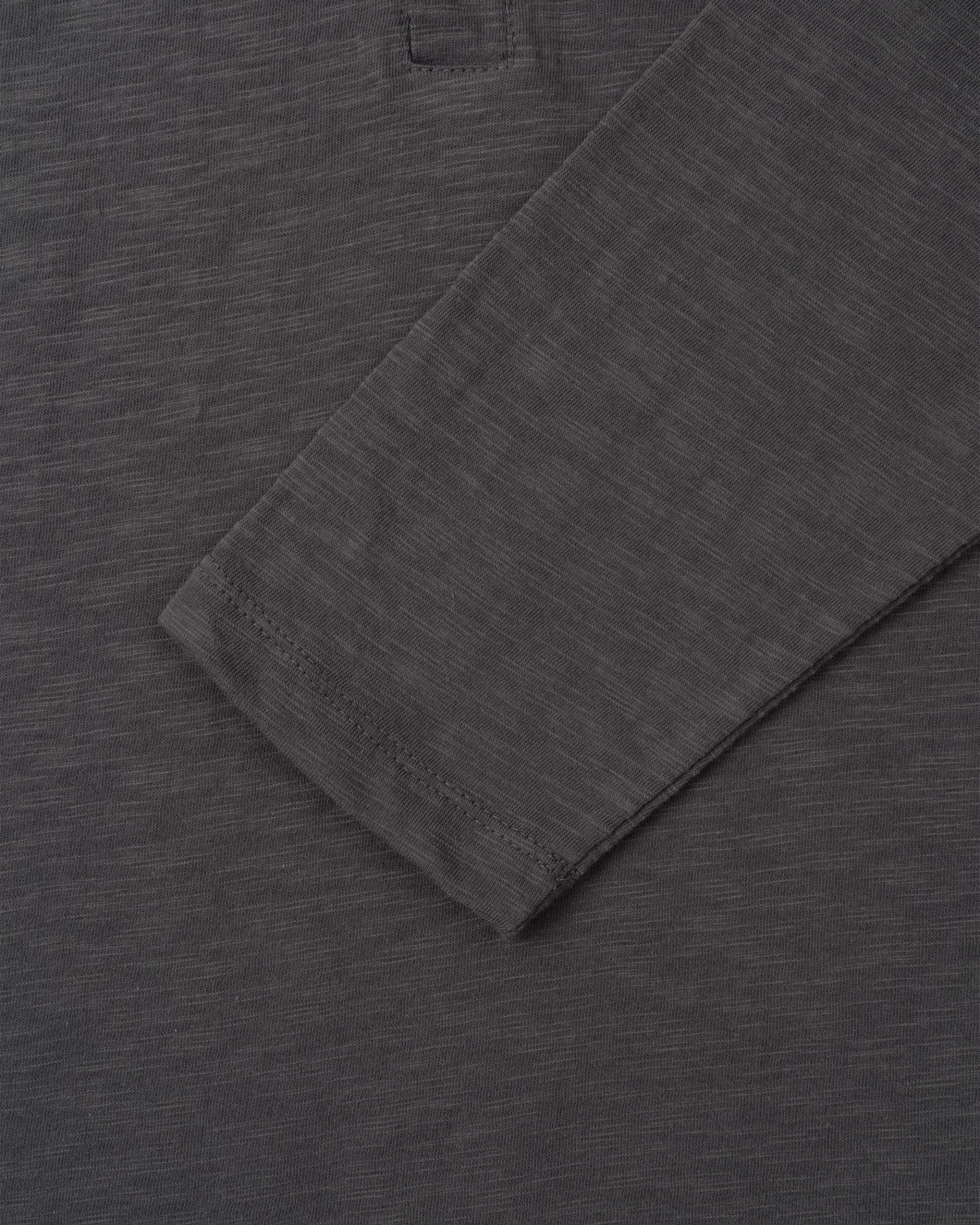 slub five burton collar t-shirt