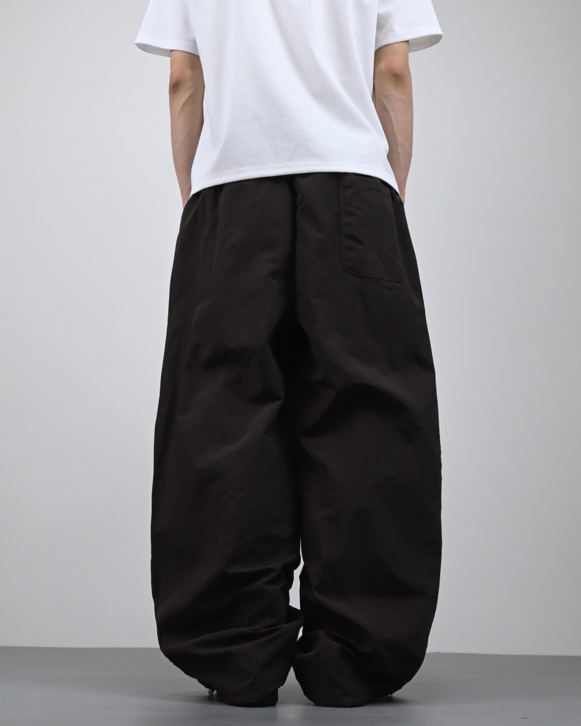 rope curved nylon pants