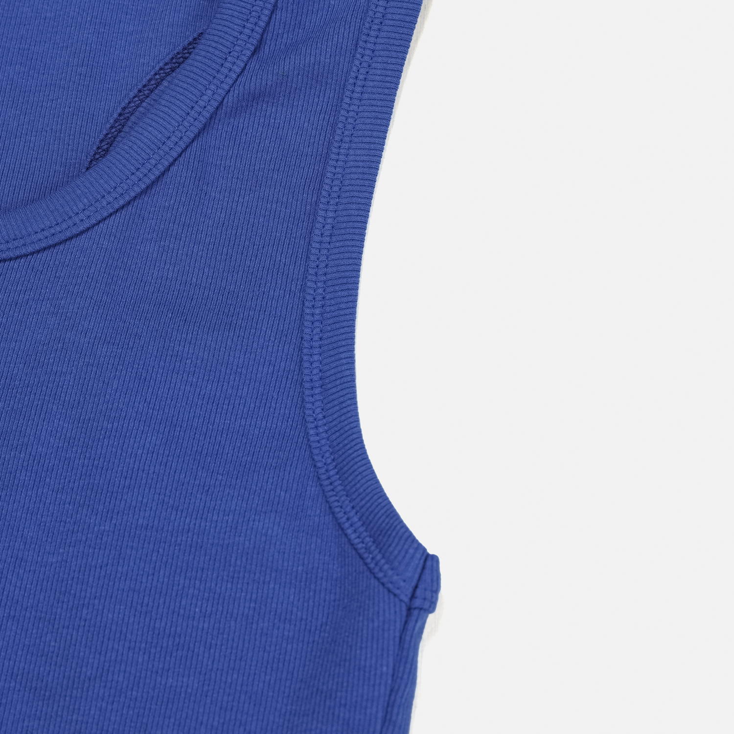 stretchable ribbed vest