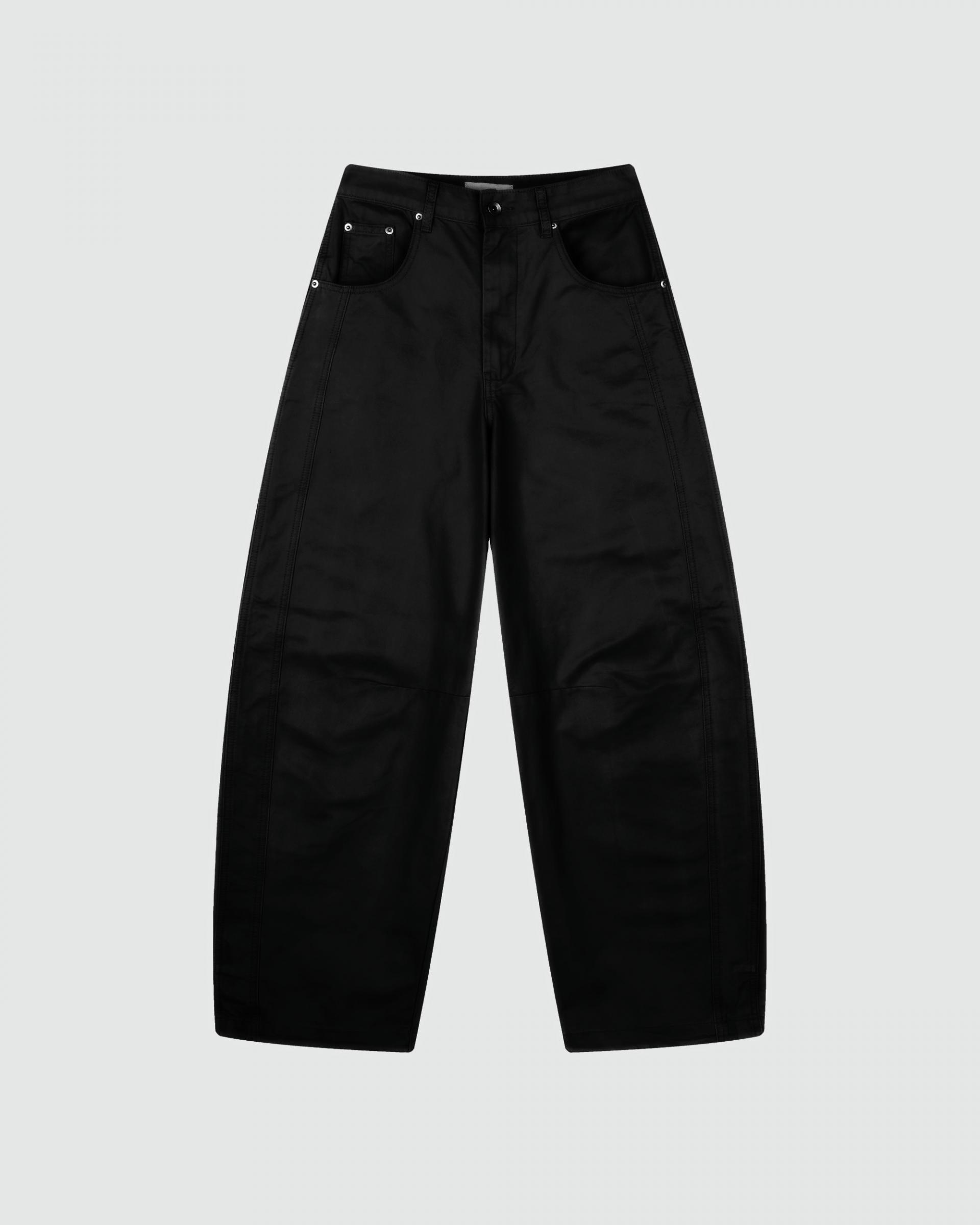 line bijo curved cotton pants