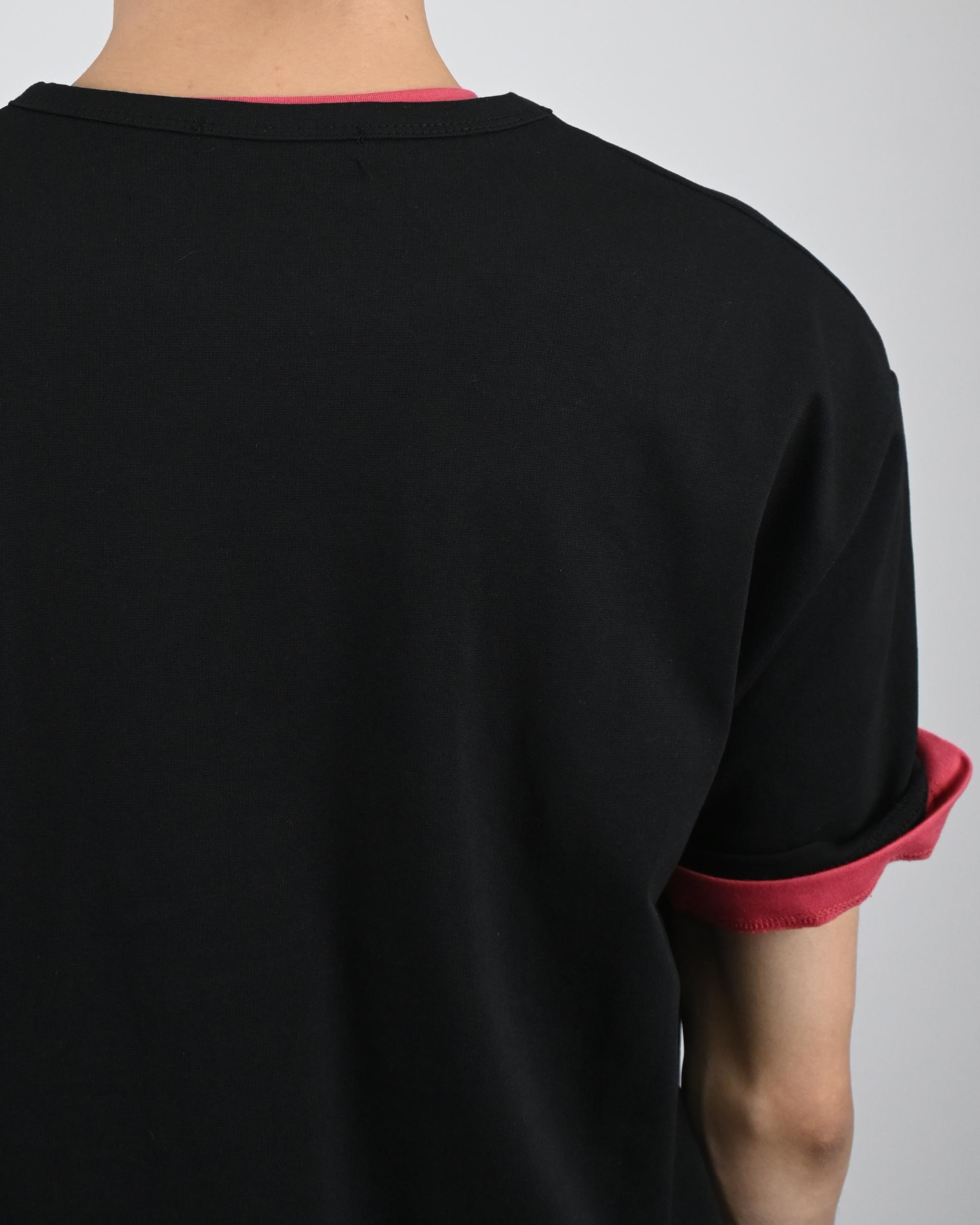 under snap half-t-shirt