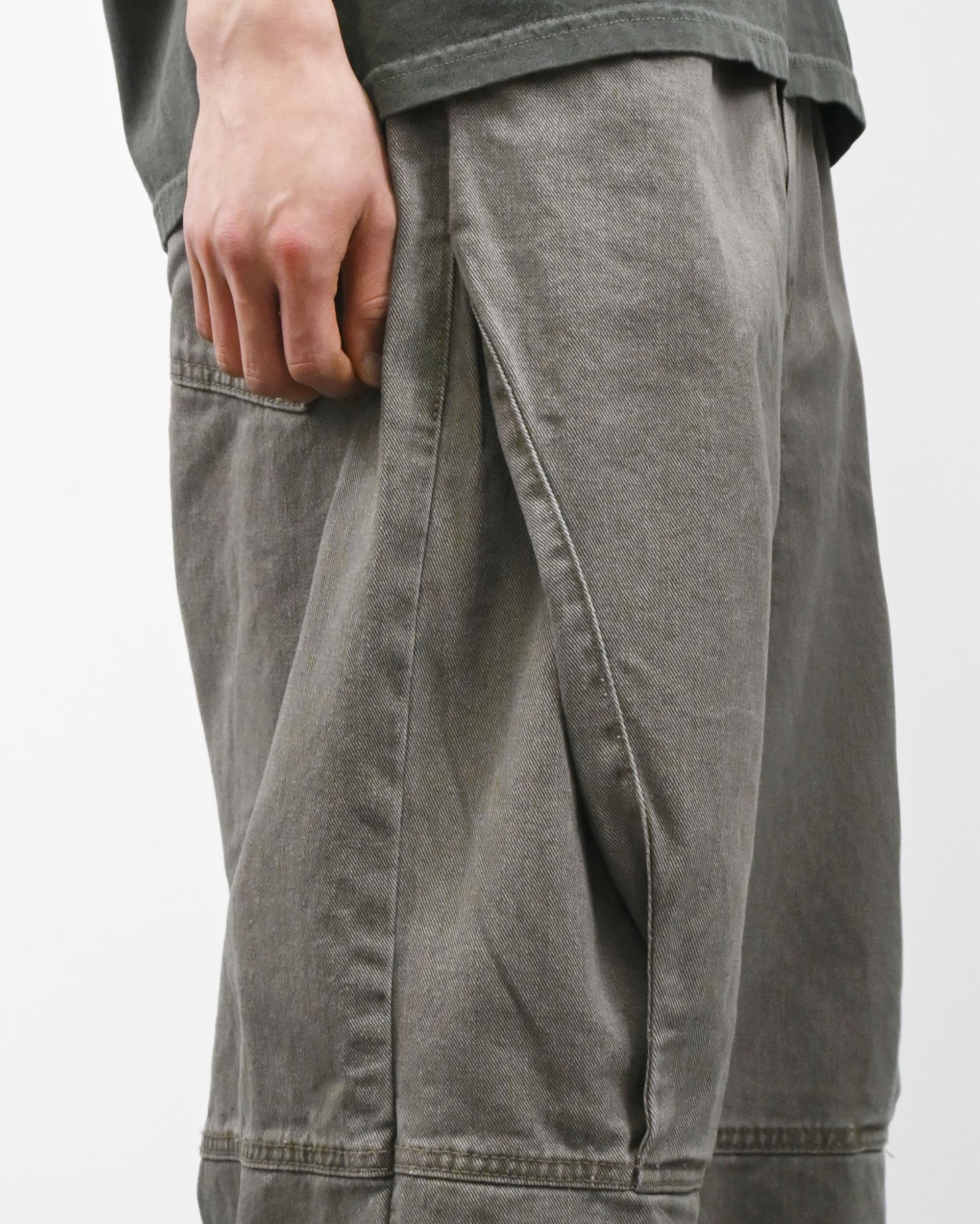 hale border flare banding cotton pants