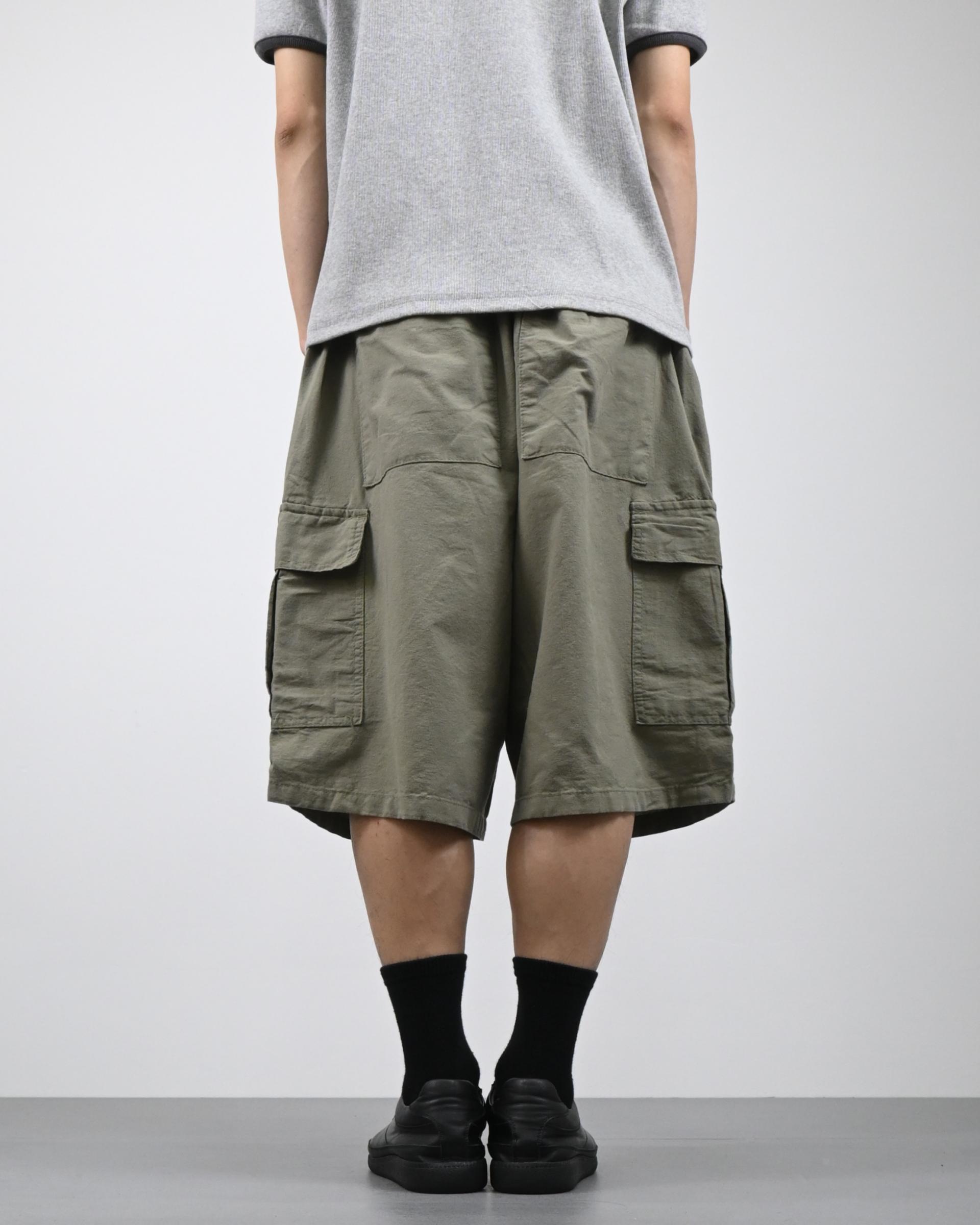 stopper linen bermuda cargo pants