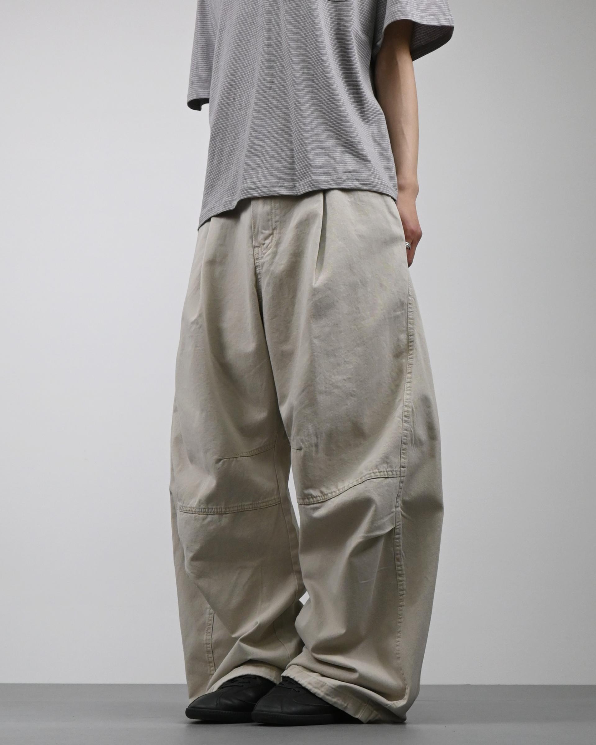 volumetric balloon cotton pants