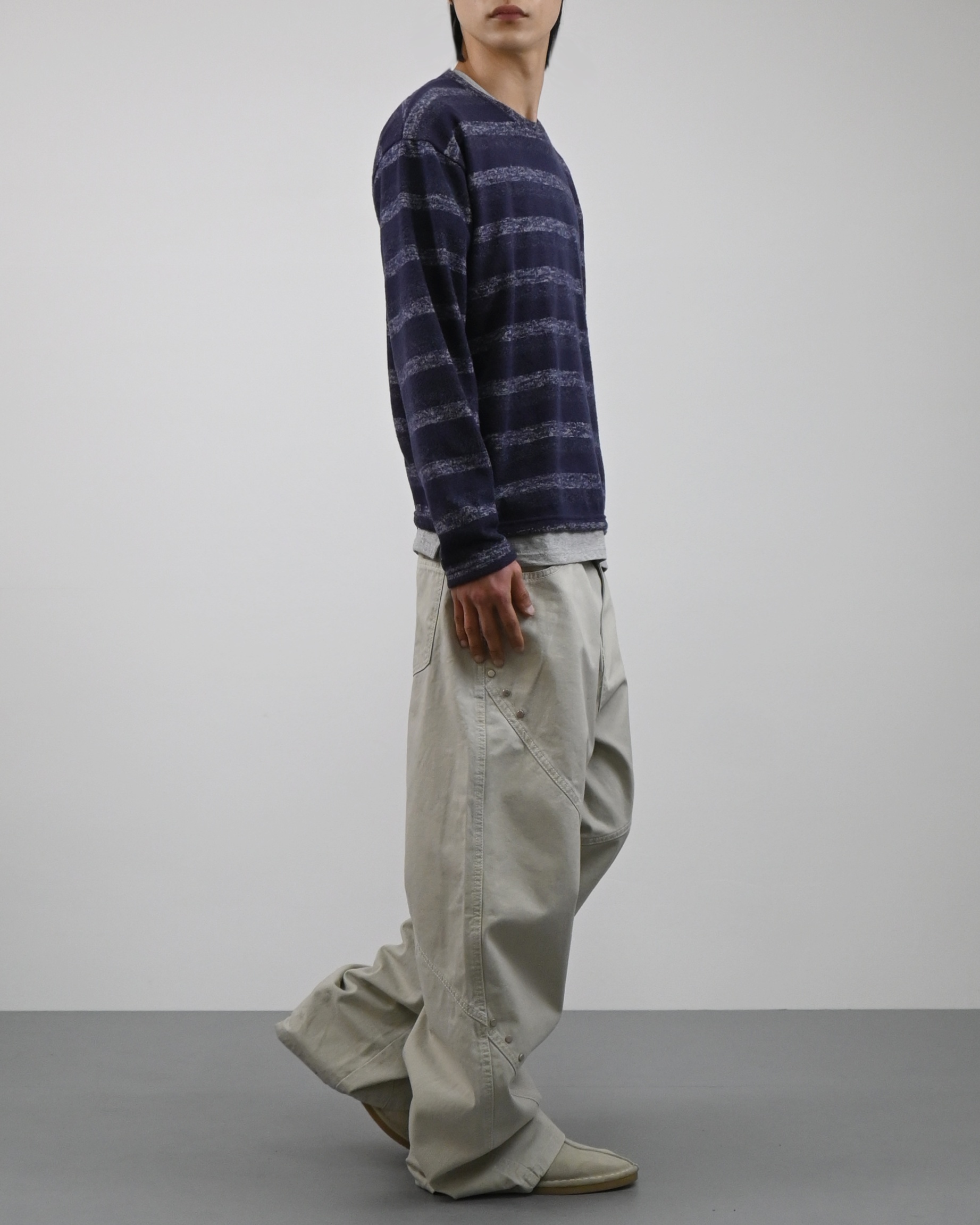 ash stripe knit