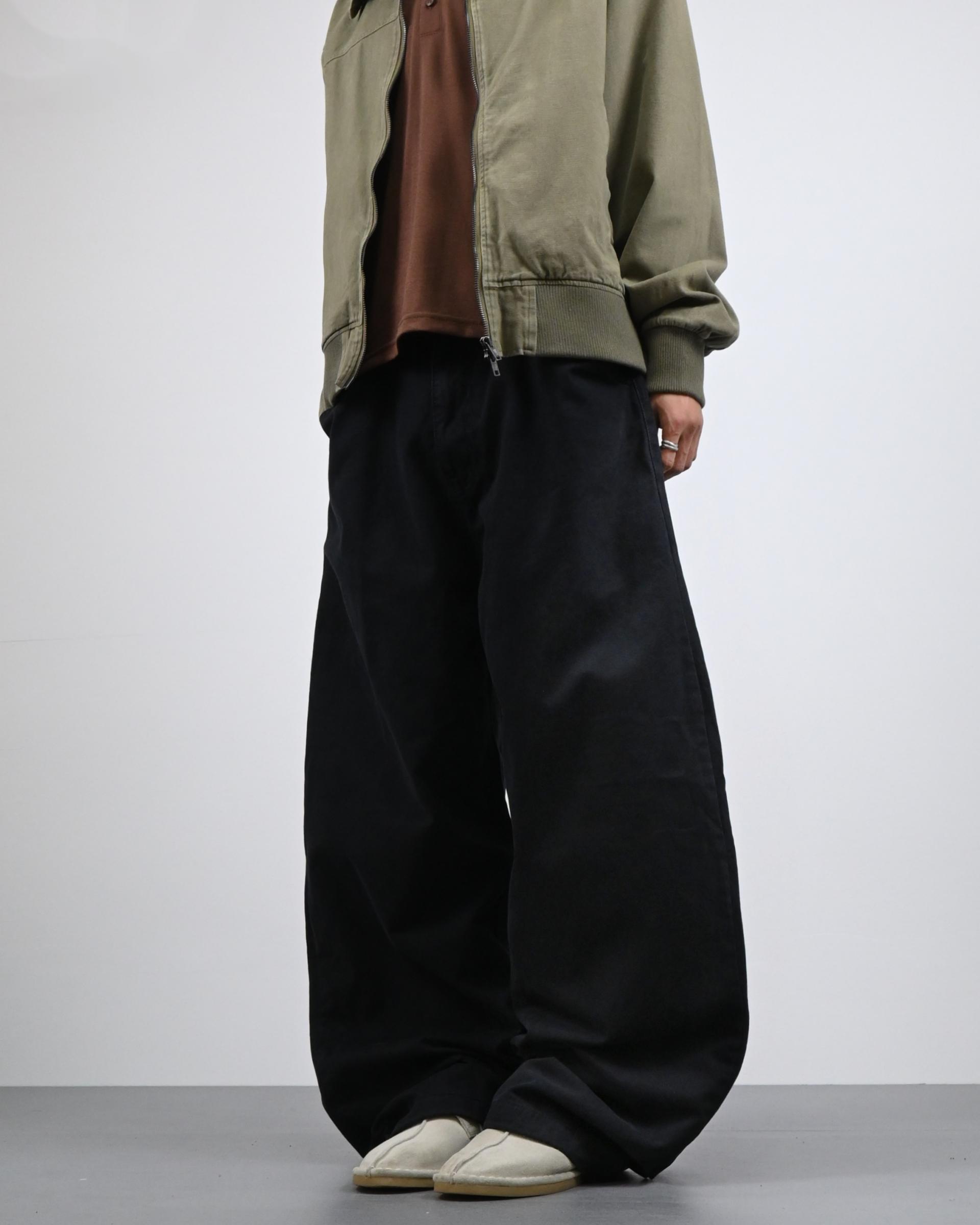 pigment solid balloon cotton pants