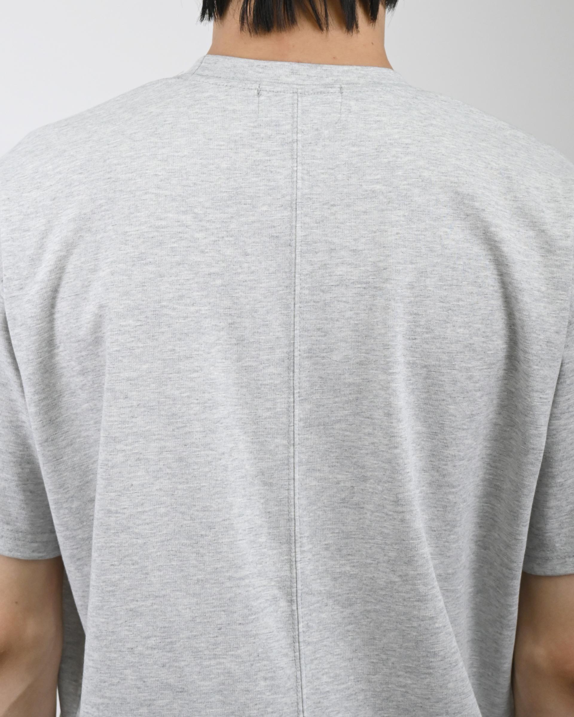 front shoulder line half t-shirt