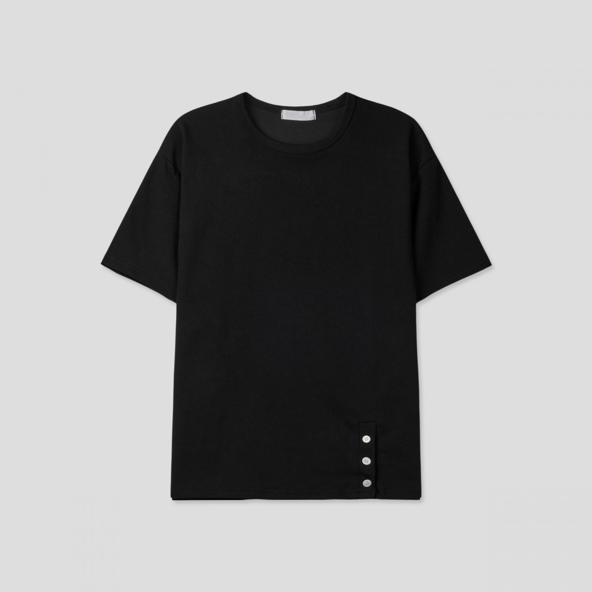 under snap half-t-shirt