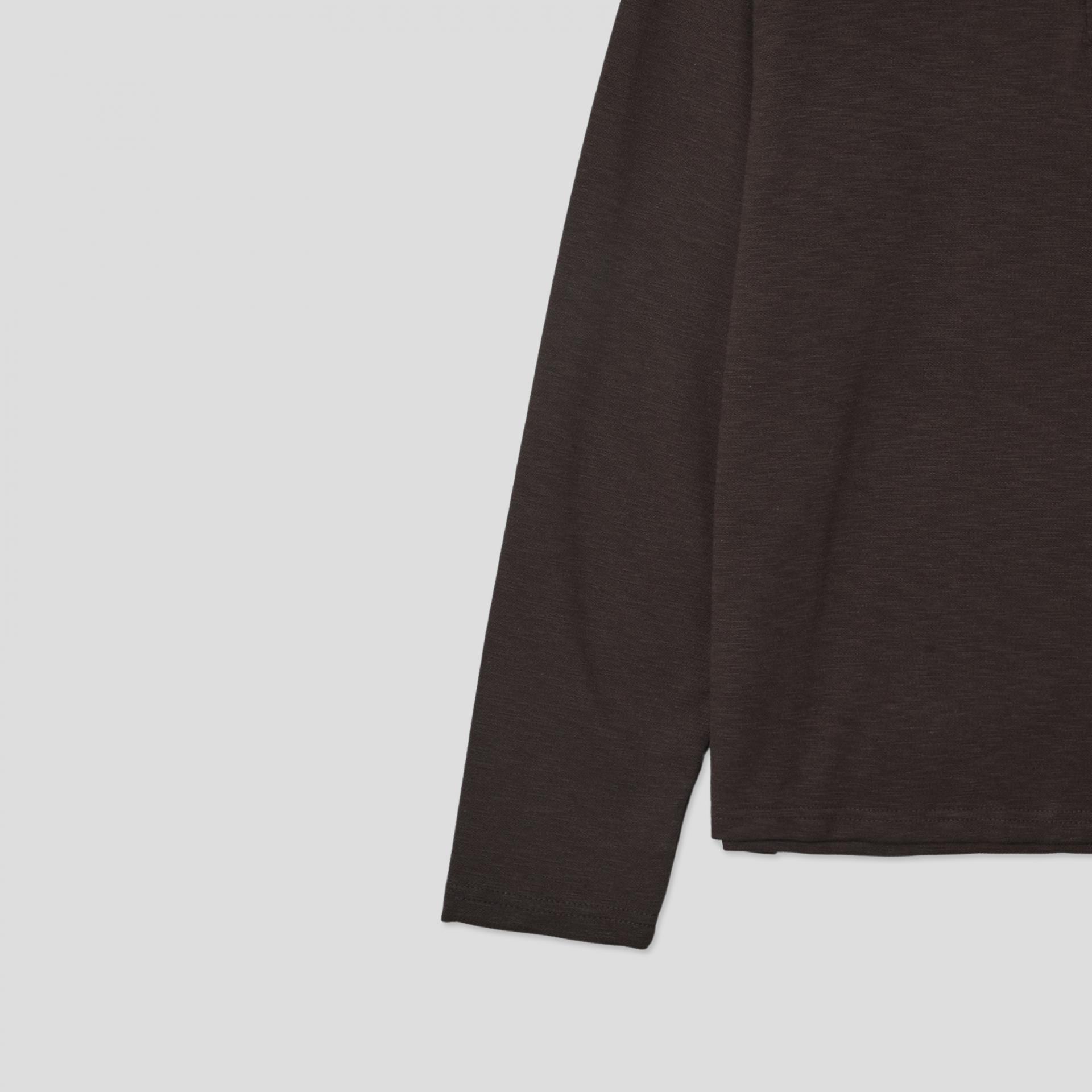 slub raglan henley neck