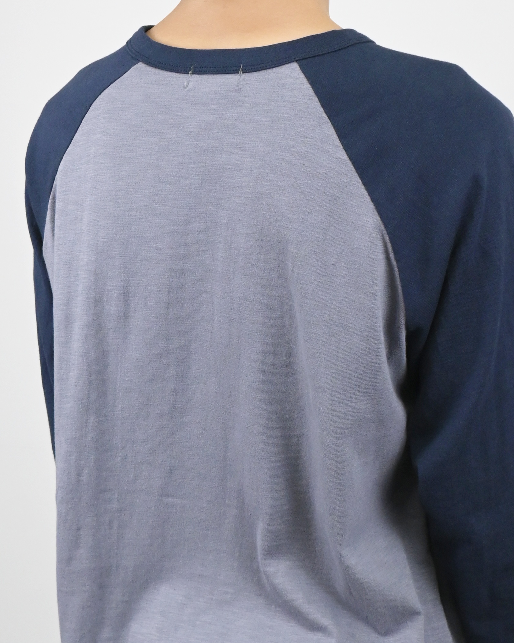 raglan henley neck t-shirt