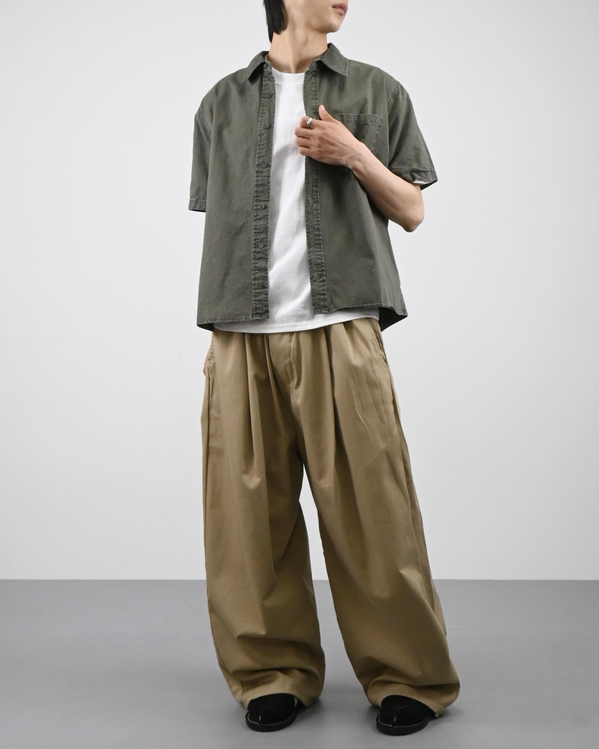 crop ding cotton half shirt