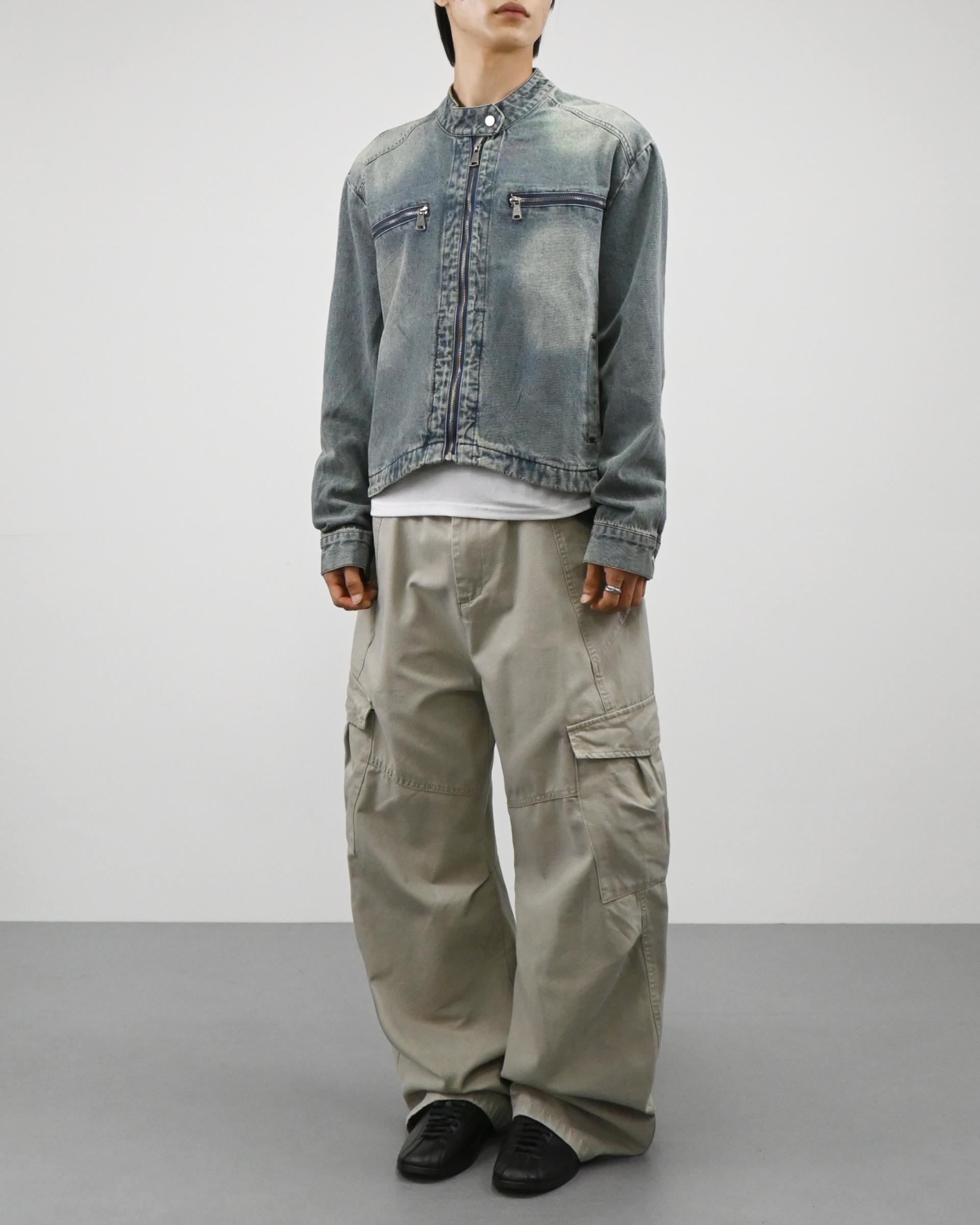 neon invision curved cotton pants