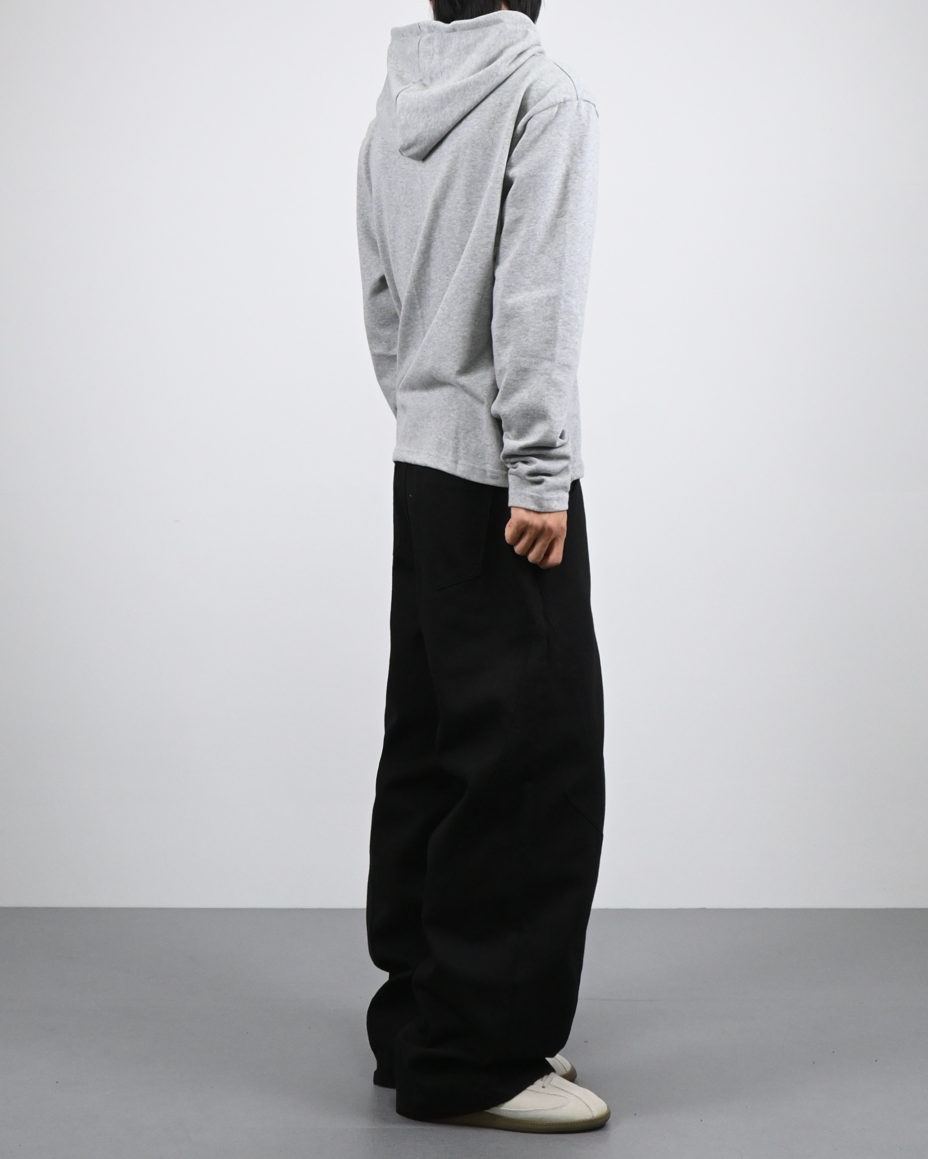 warmer henley neck hoodie