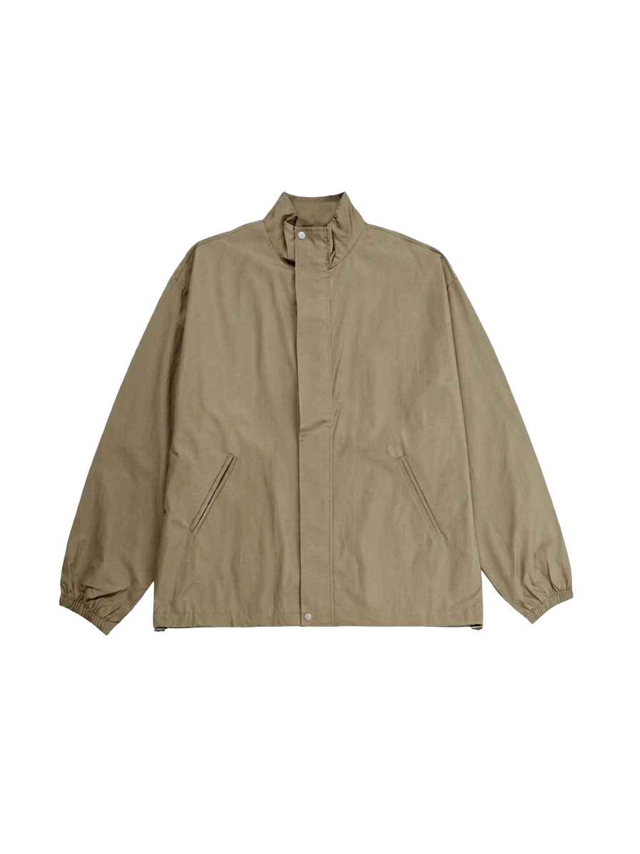 high neck windbreaker