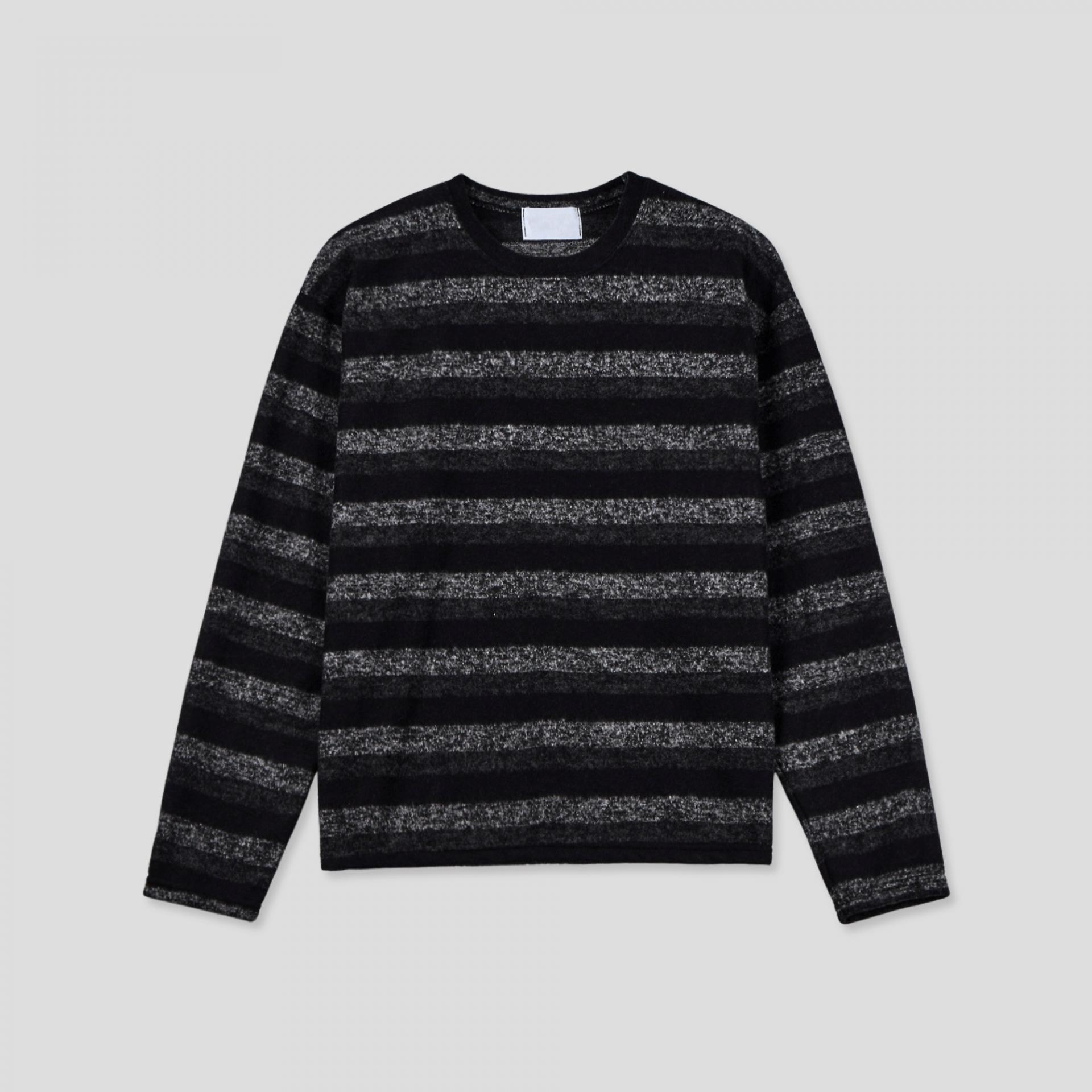 ash stripe knit