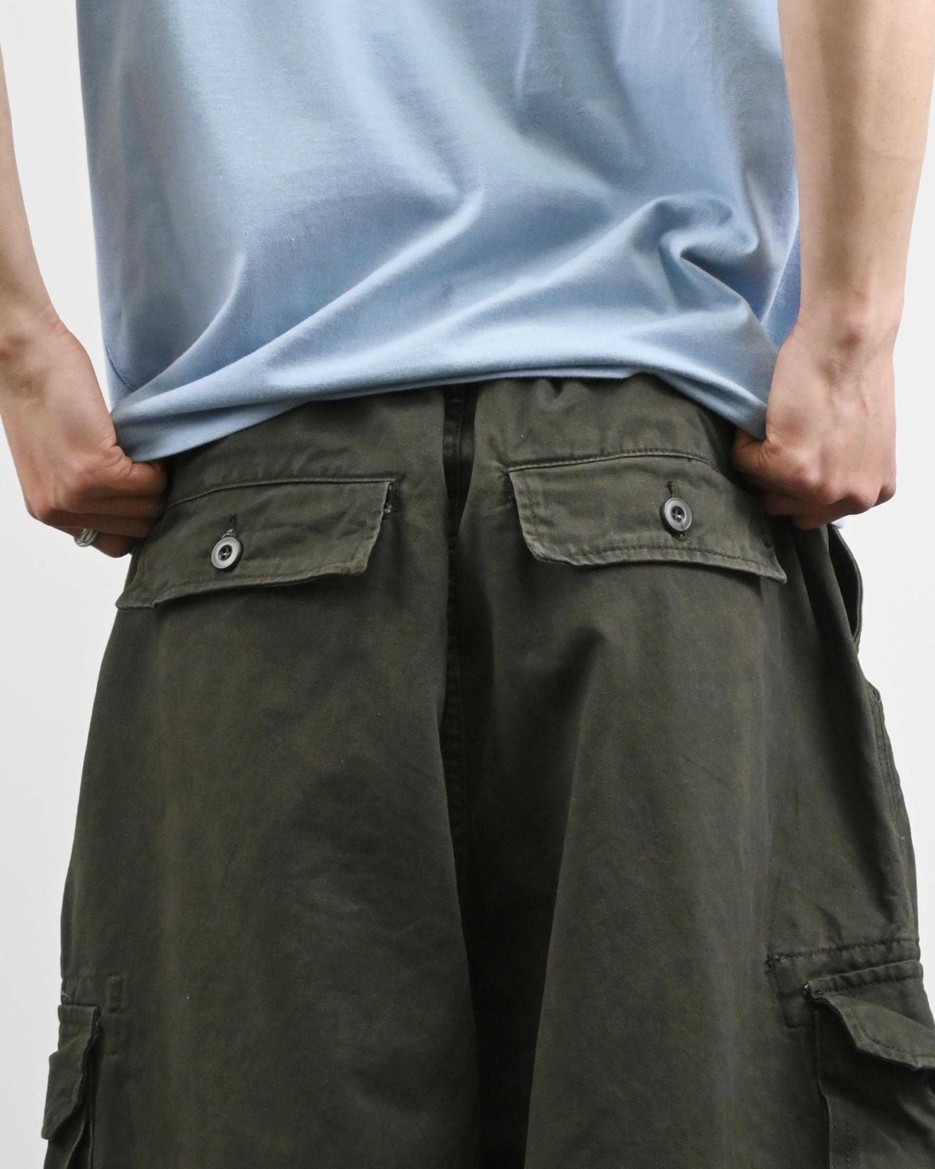 bio cotton bermuda cargo pants