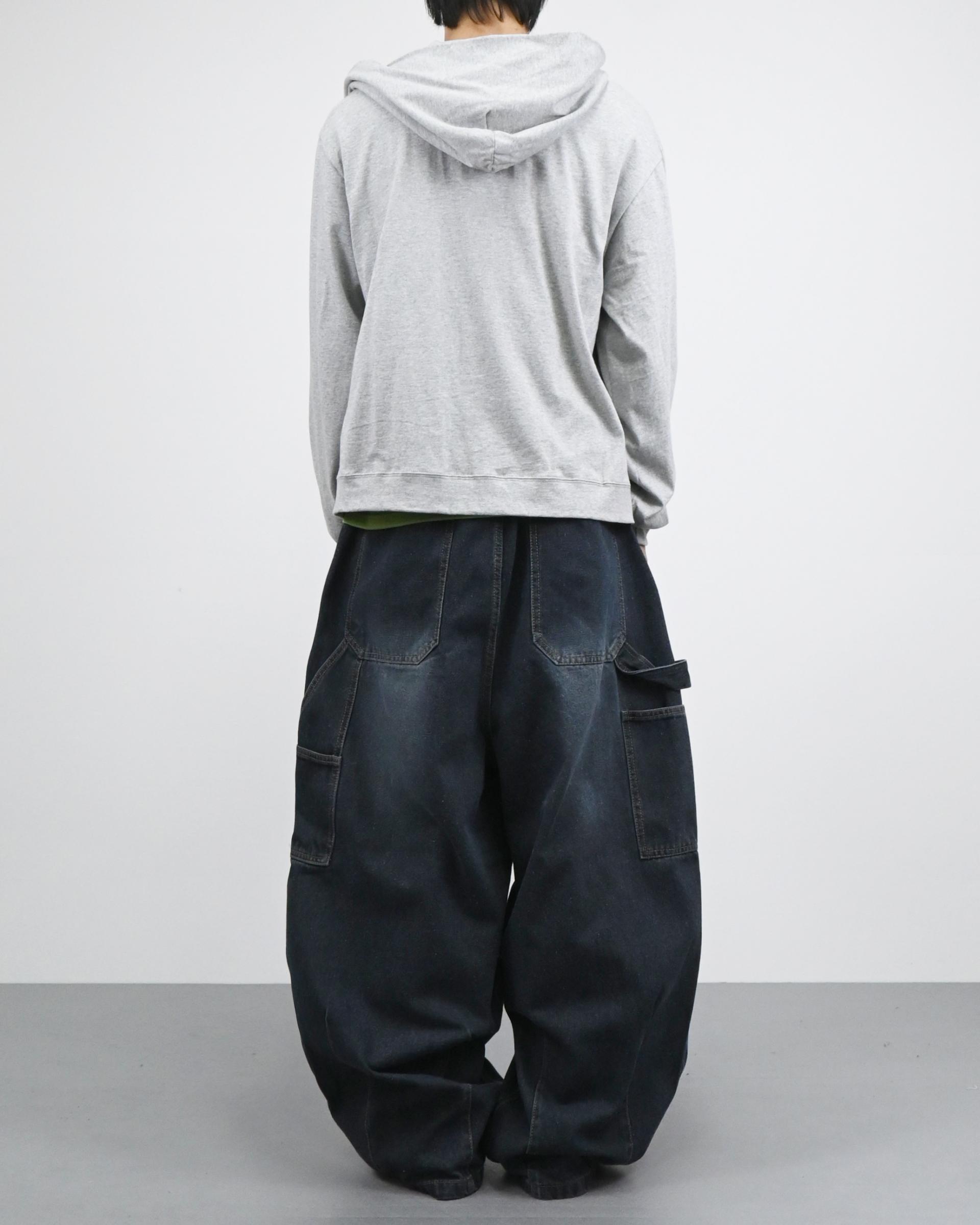 rudy crop hoodie zip-up