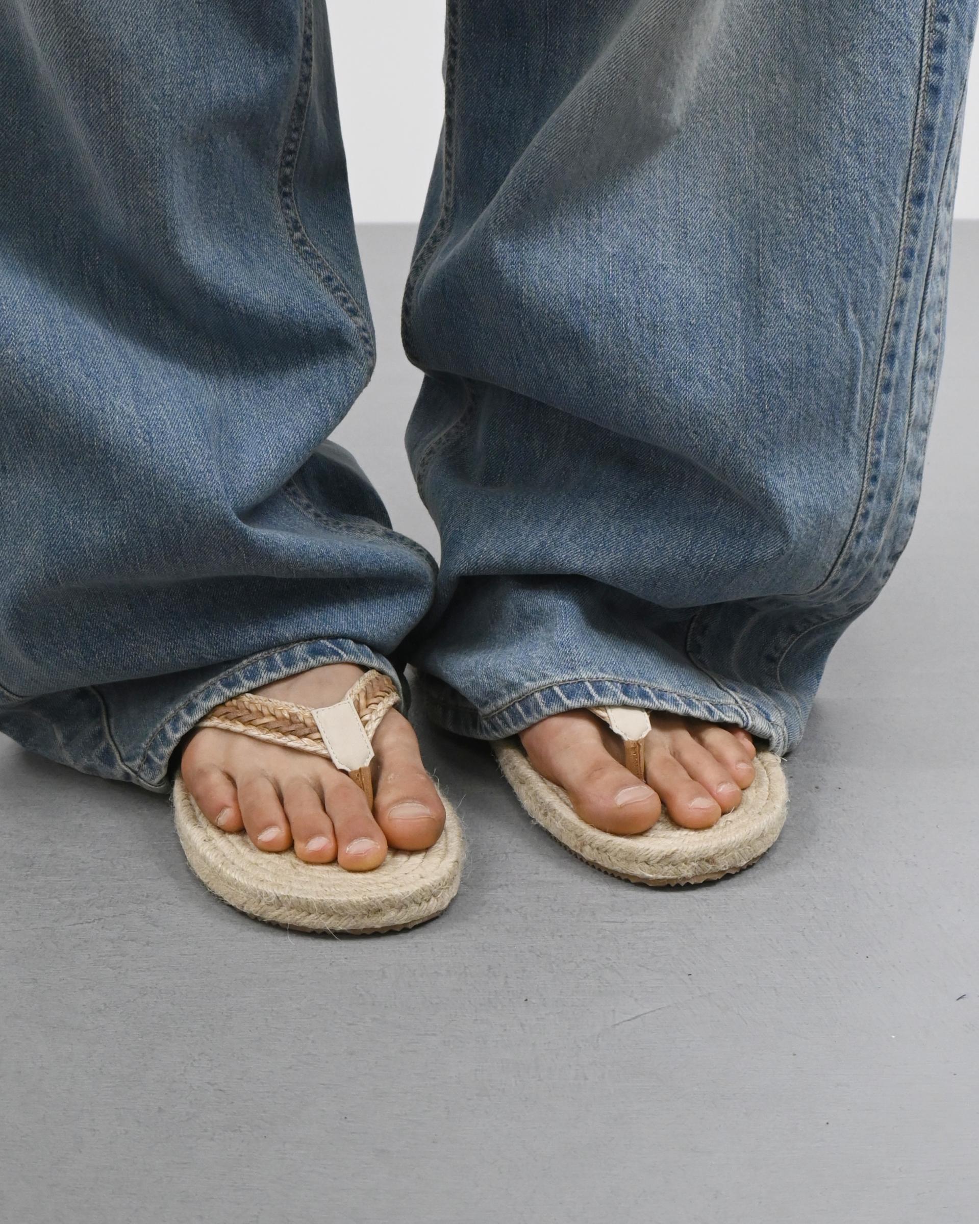espadrille flip flops