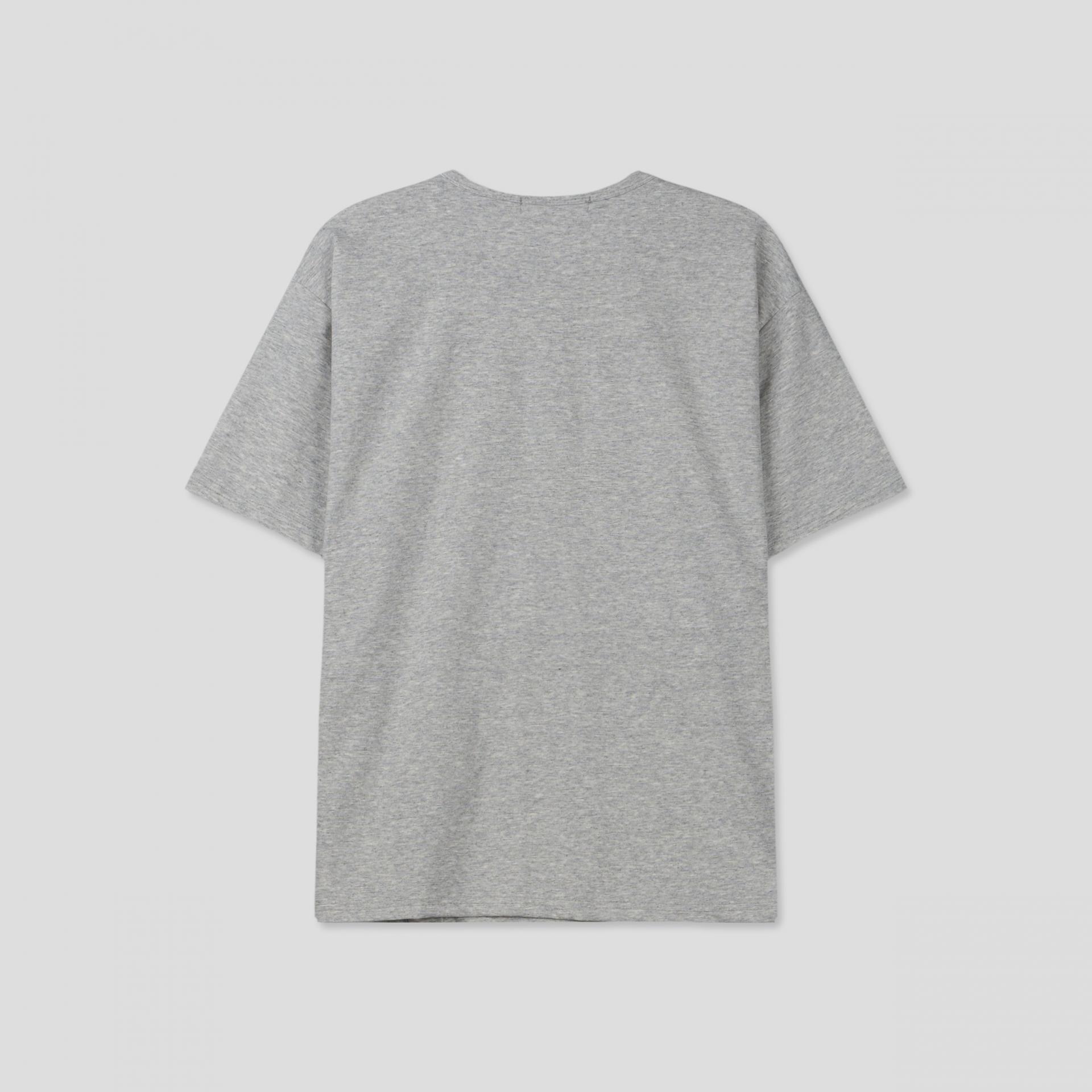 under snap half-t-shirt