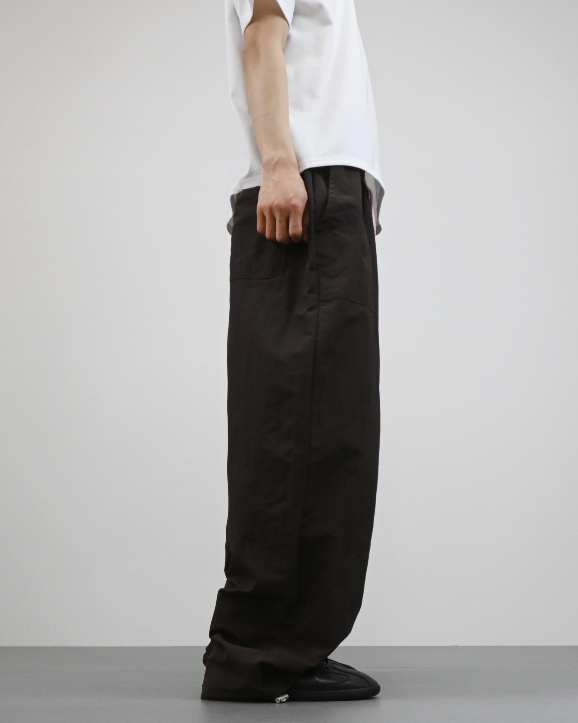 rope curved nylon pants