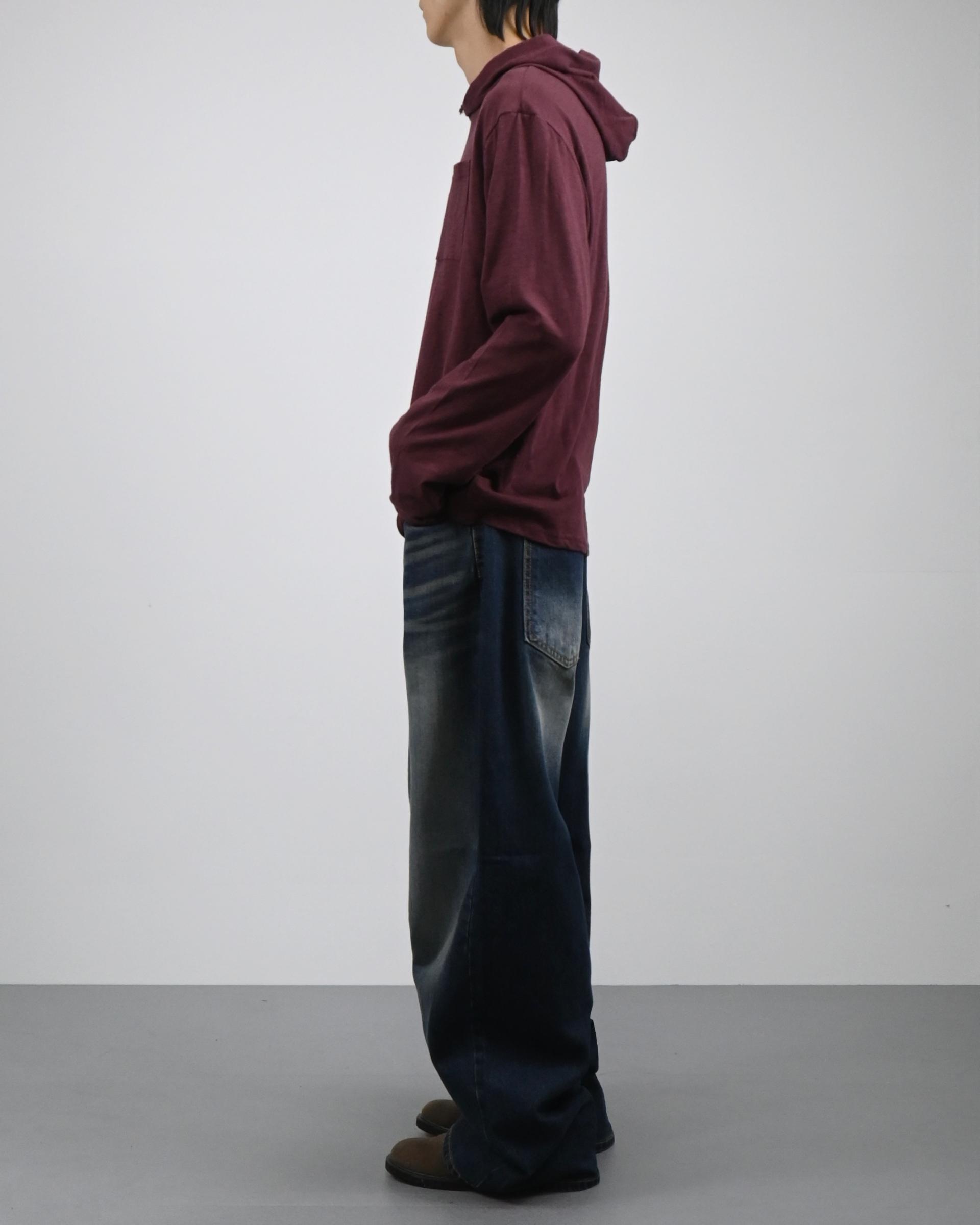 slub pocket warmer hoodie