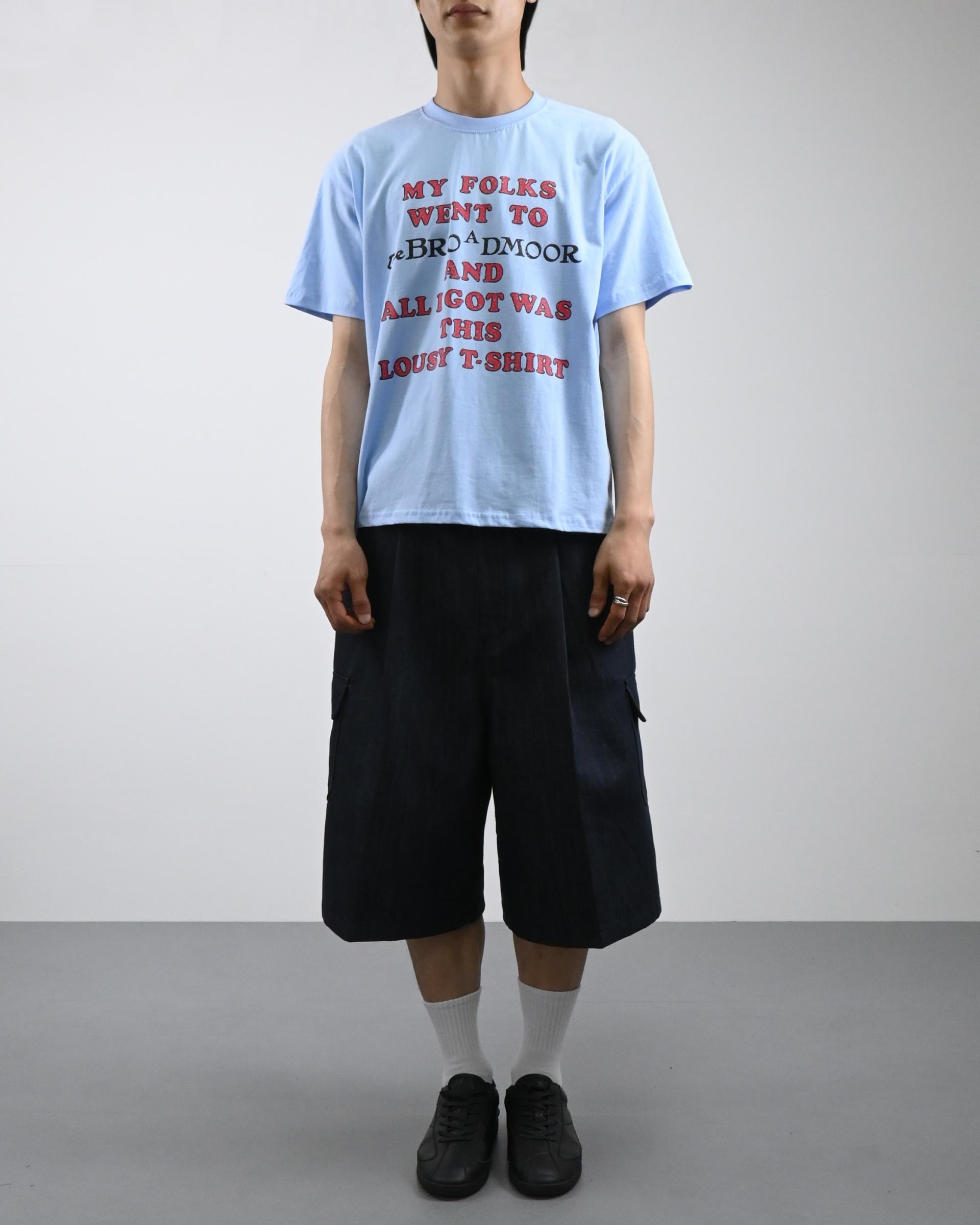 luge lettering half t-shirt