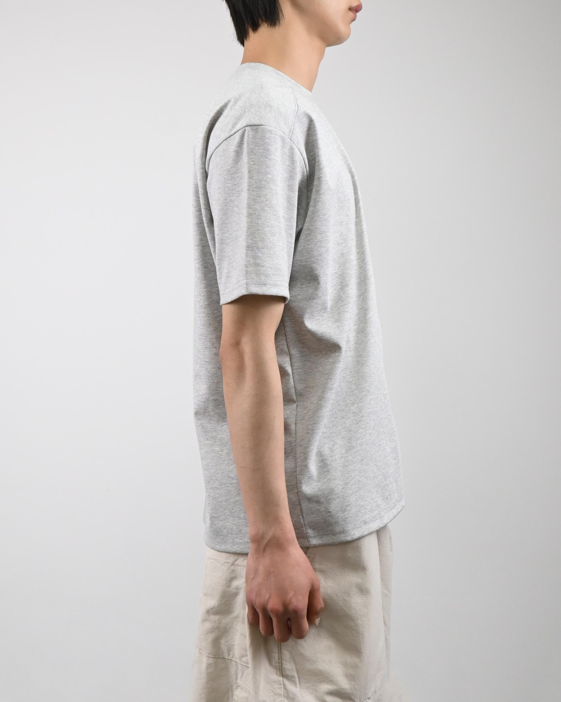 front shoulder line half t-shirt