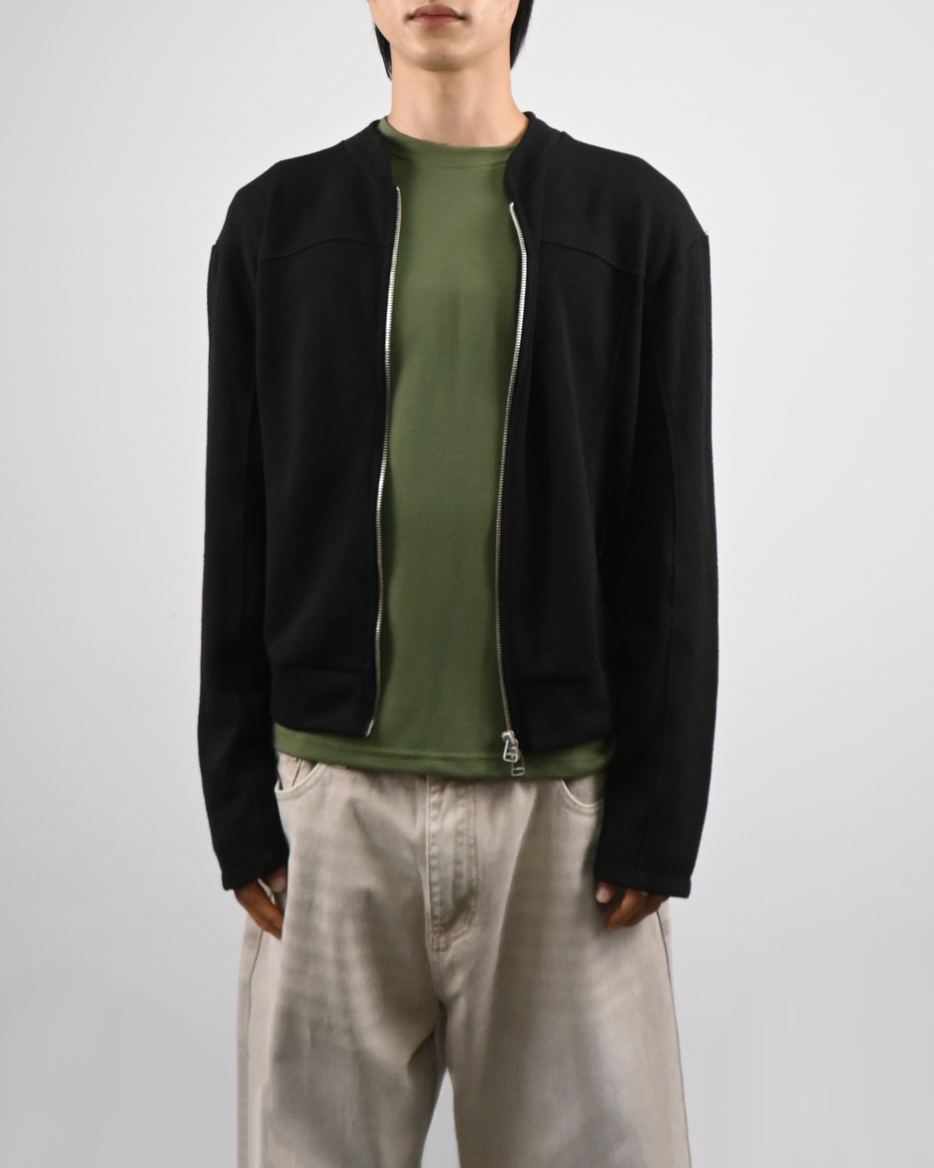 knit rider jacket