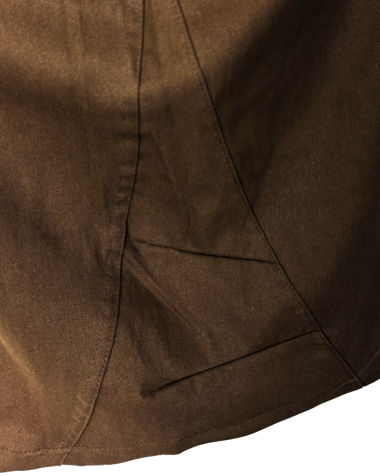 archive curved bermuda cotton pants