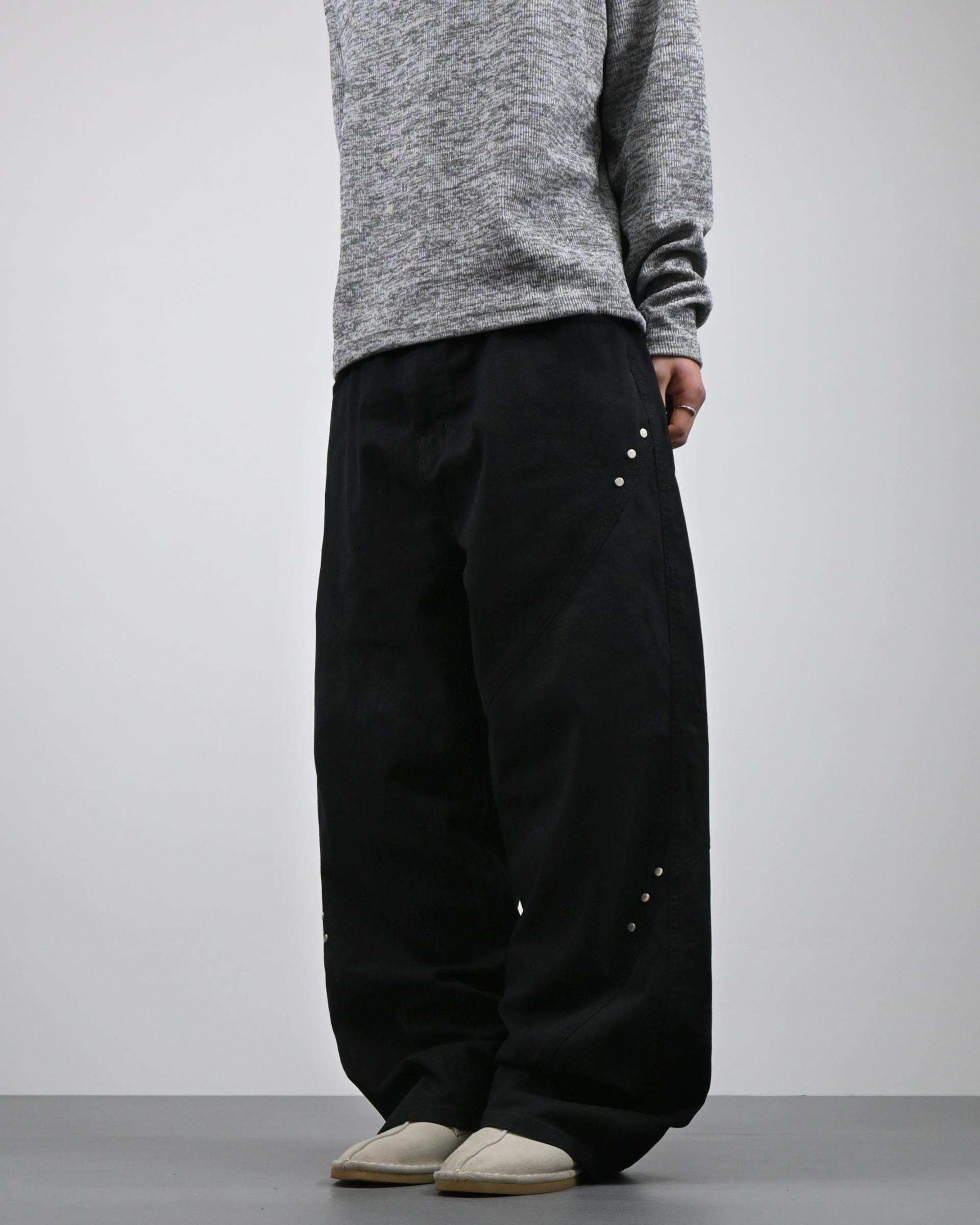 bio cotton rivet pants