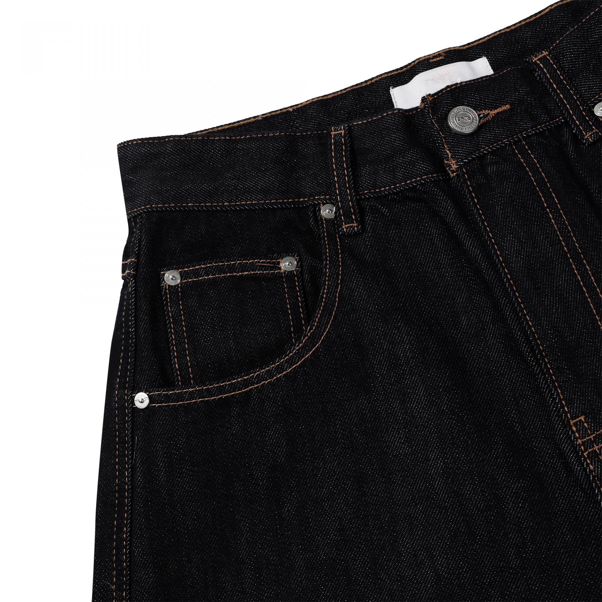 dart balloon denim pants (non faded)