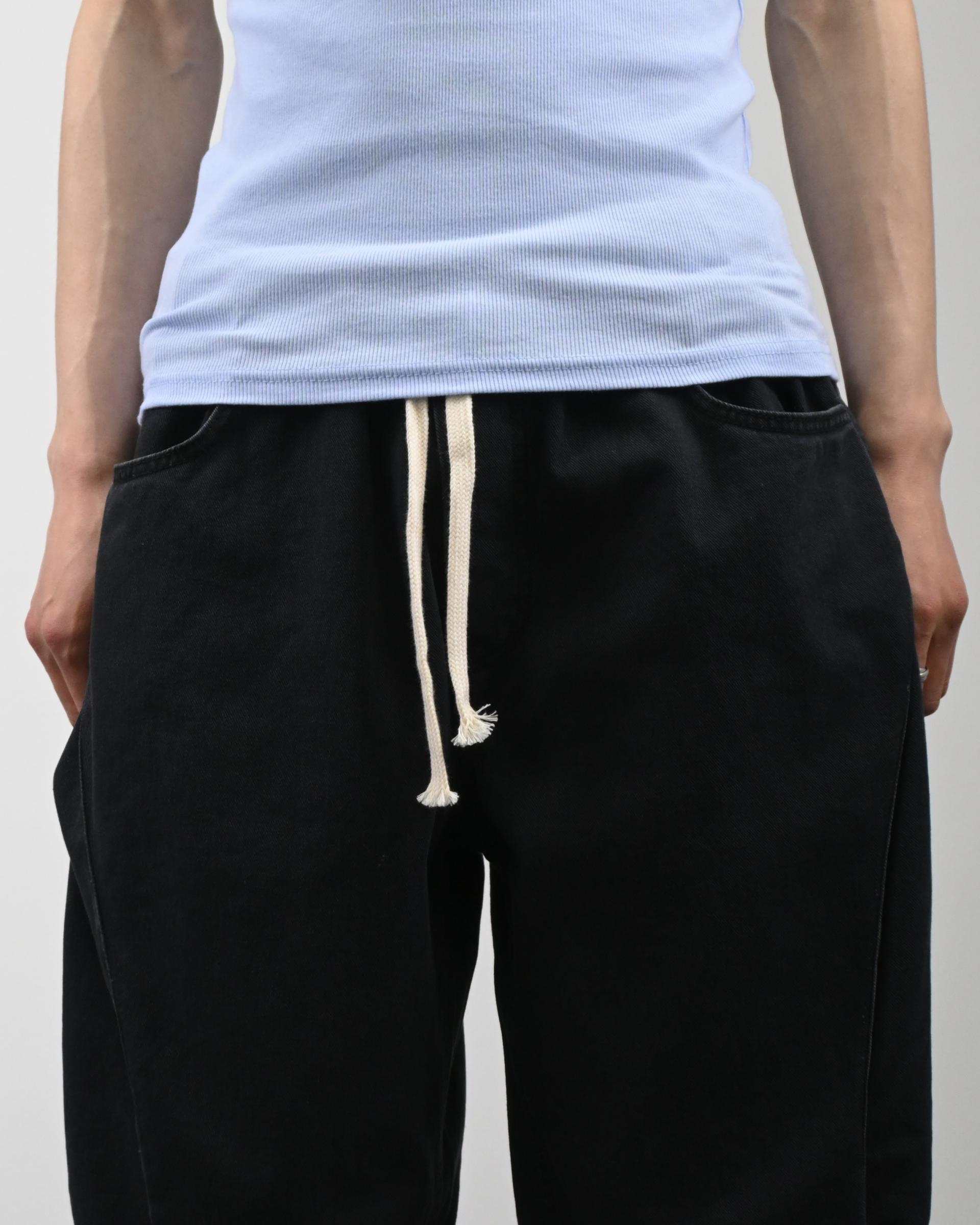 hale border flare banding cotton pants