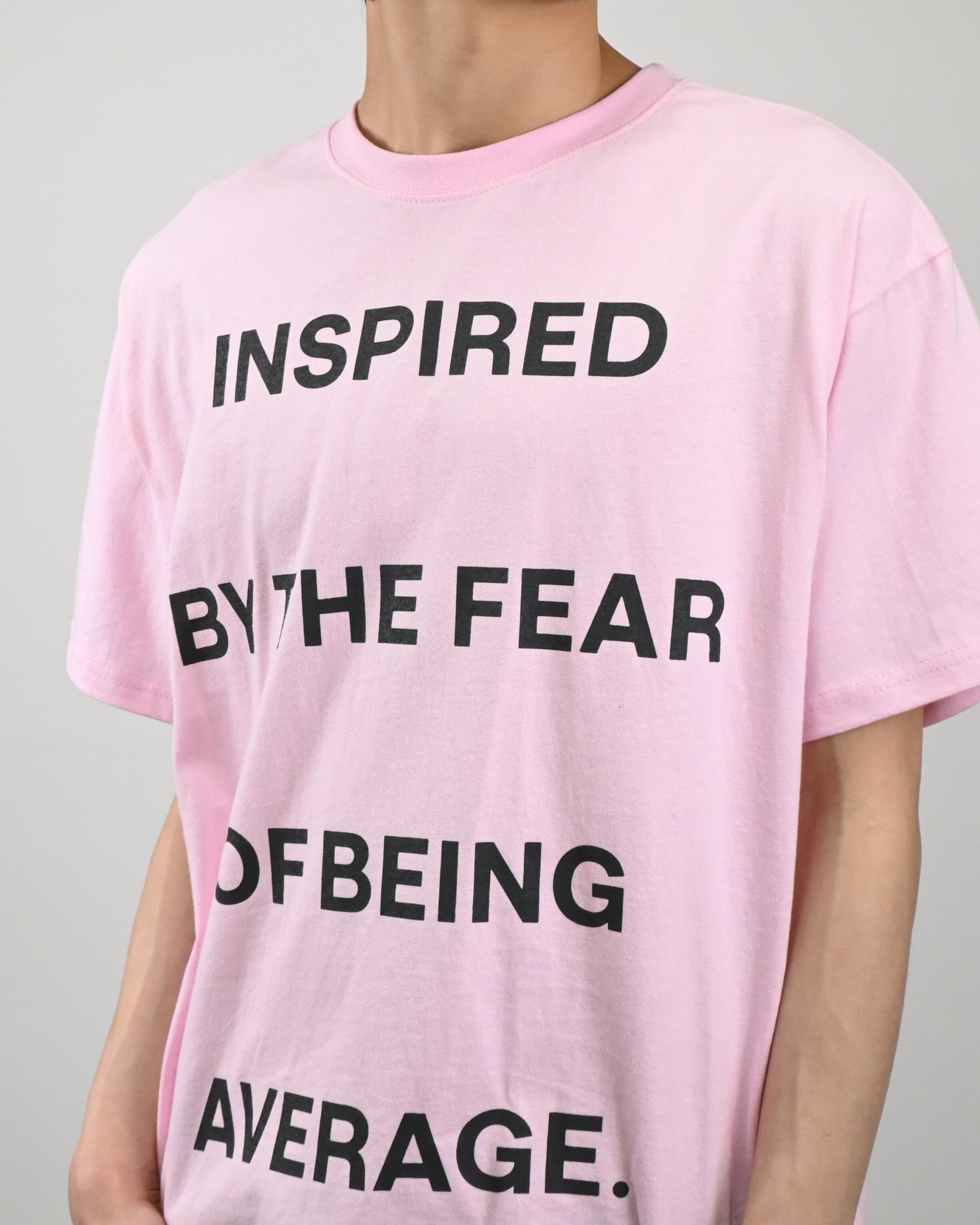 inspired lettering half-t-Shirt