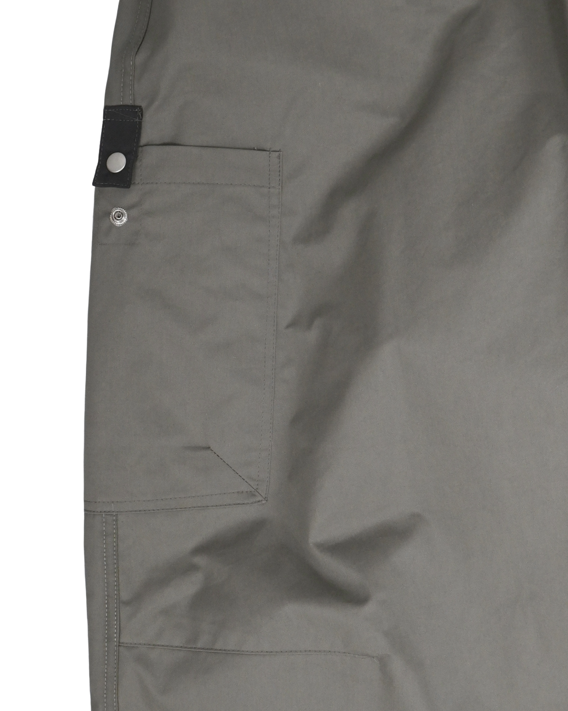 matte snap cargo cotton balloon pants