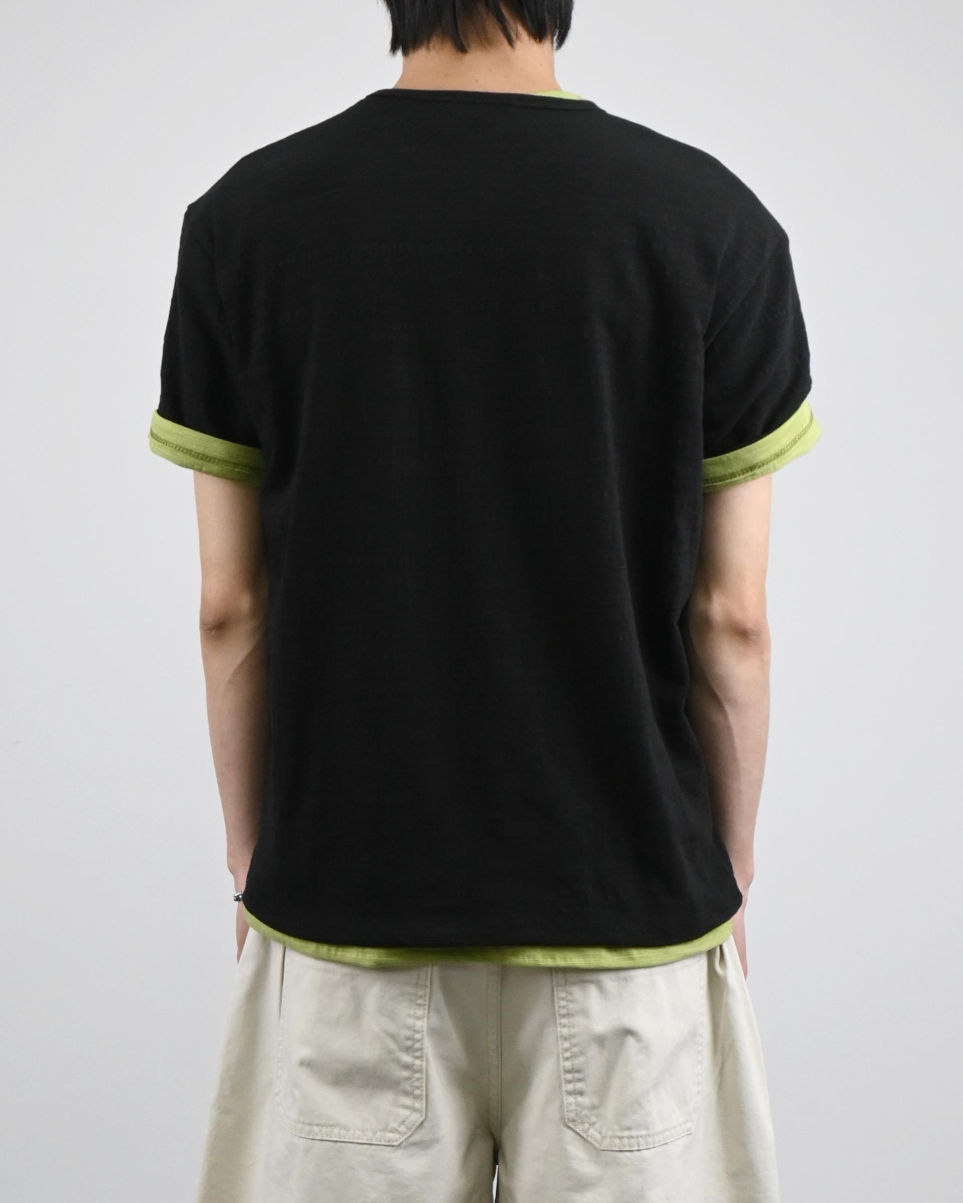 slub vintage half t-shirt