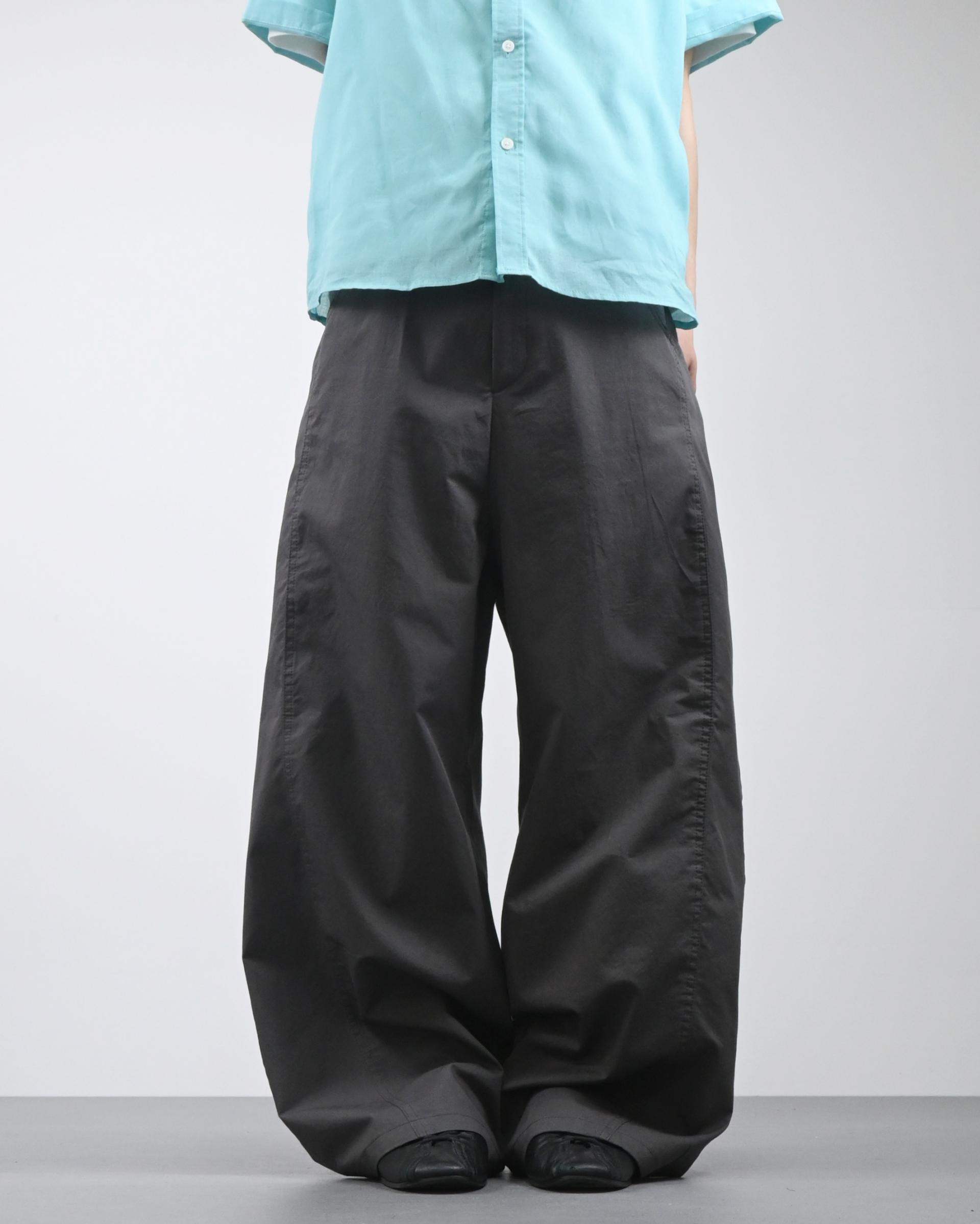dear curved cotton pants