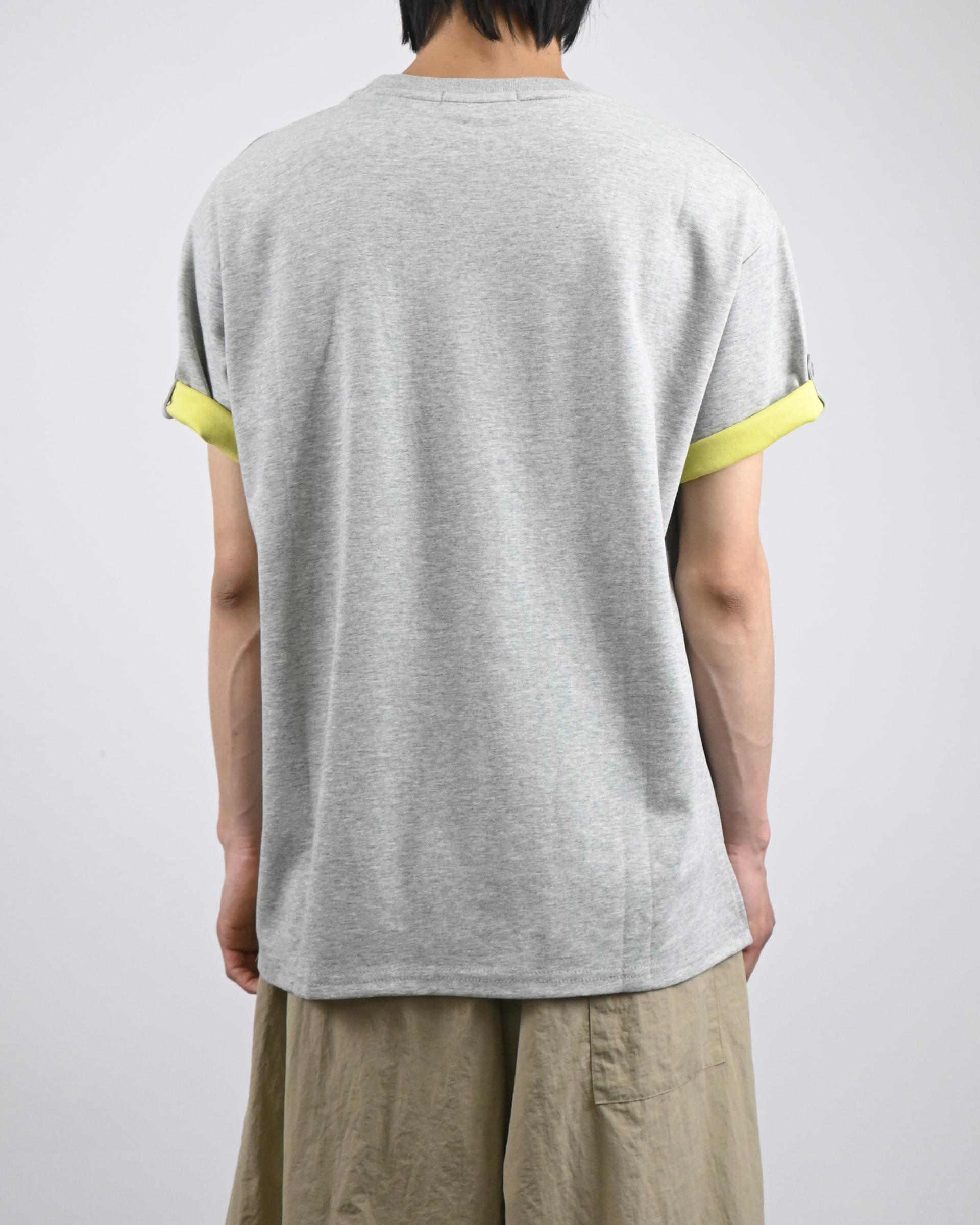 coloring roll-up half t-shirt