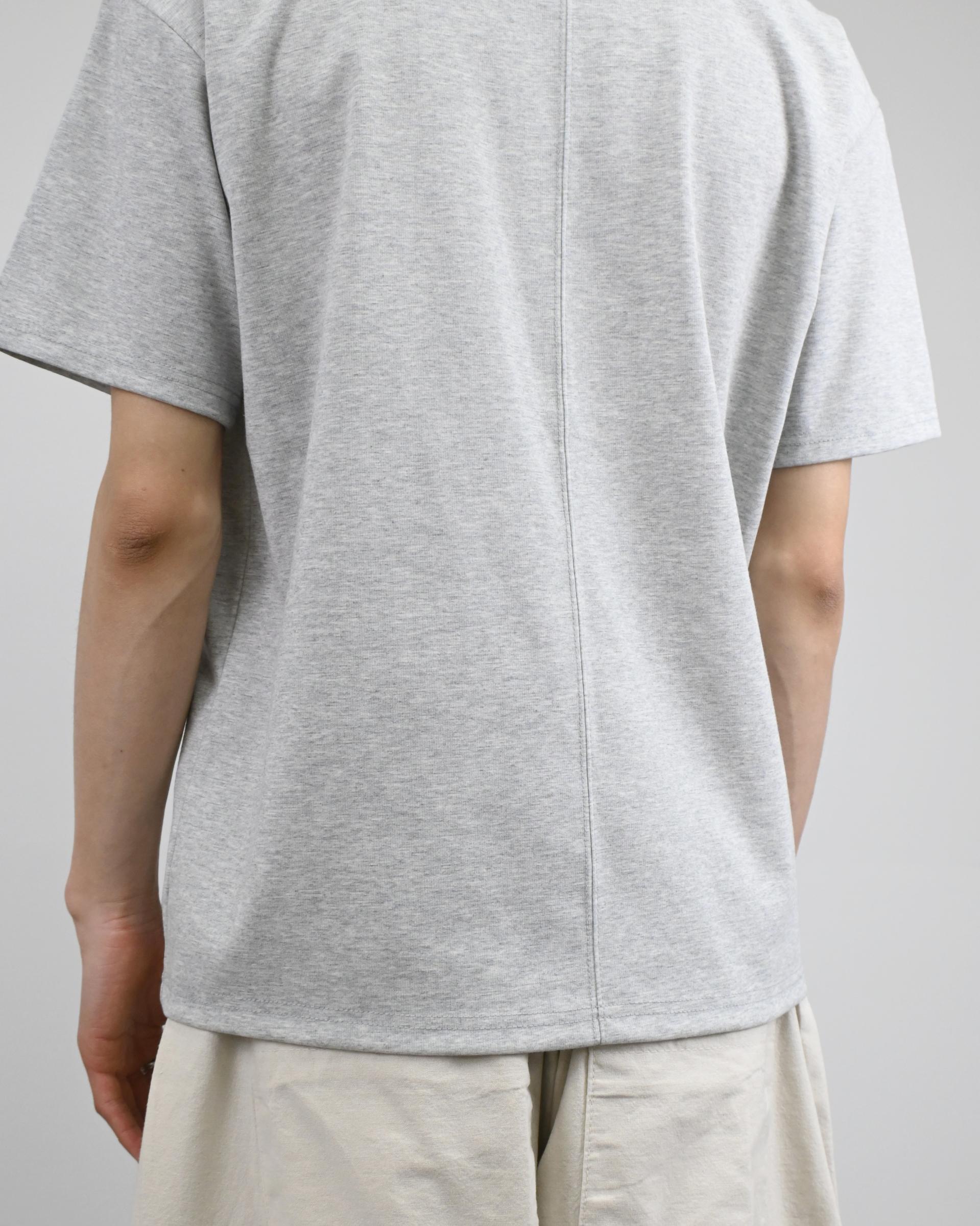 front shoulder line half t-shirt