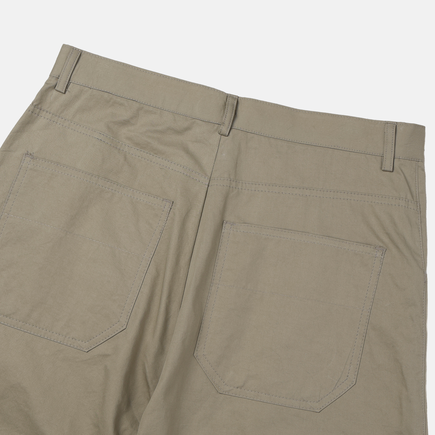 dear curved cotton pants