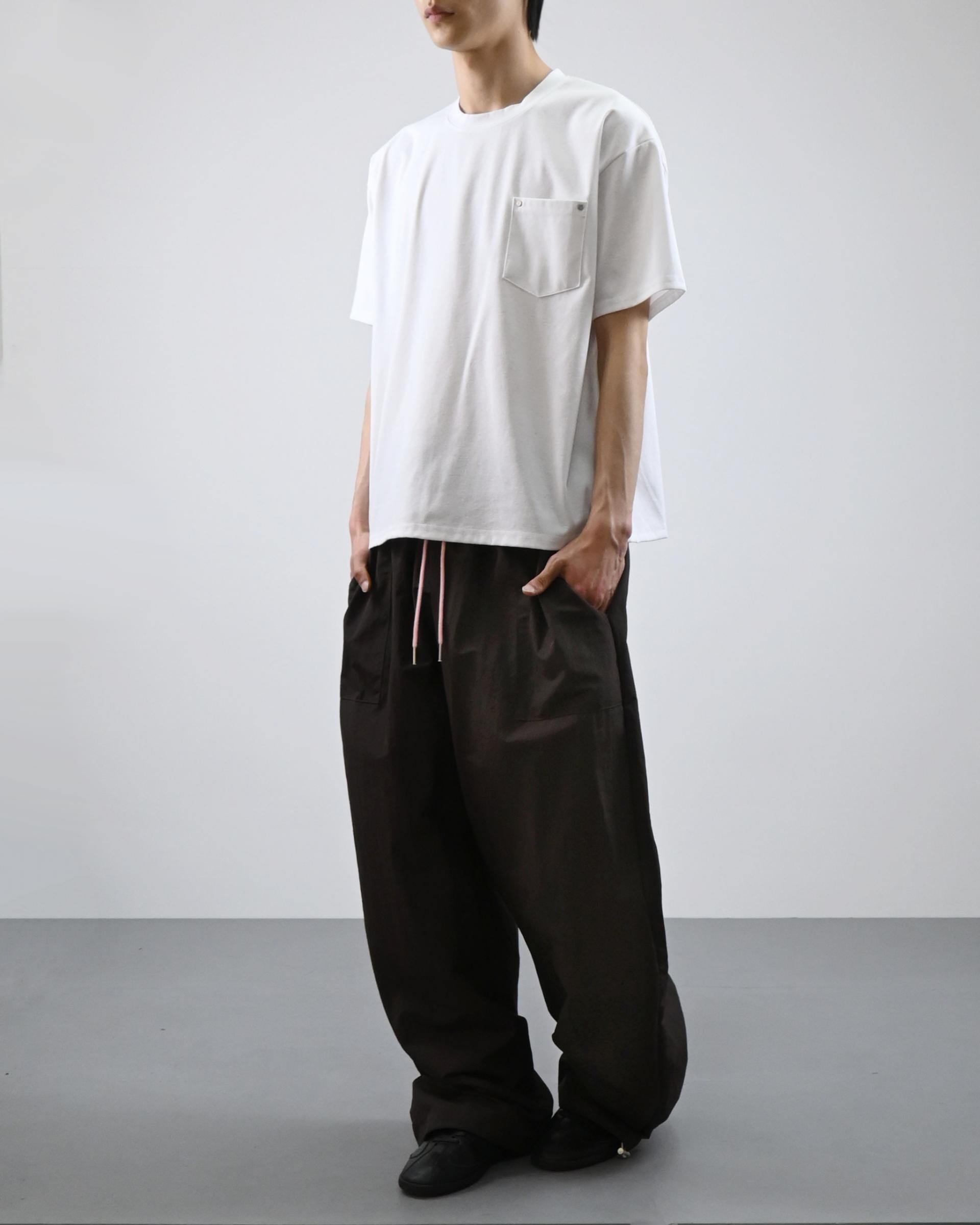 rope curved nylon pants