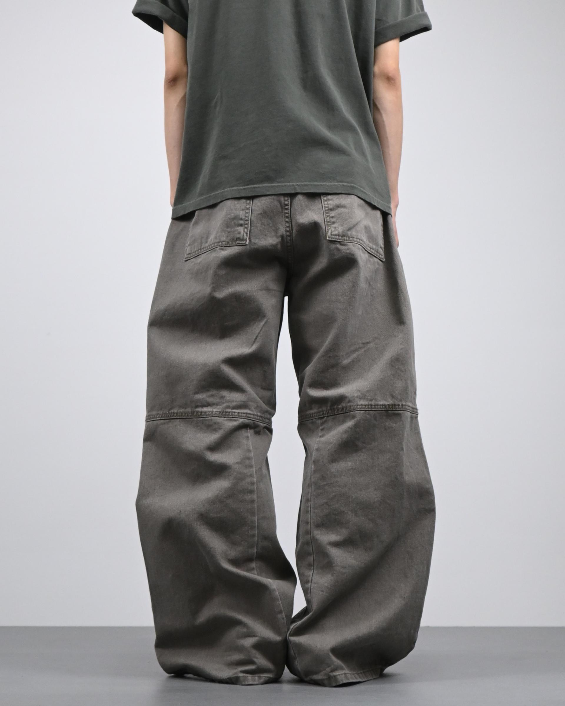 hale border flare banding cotton pants