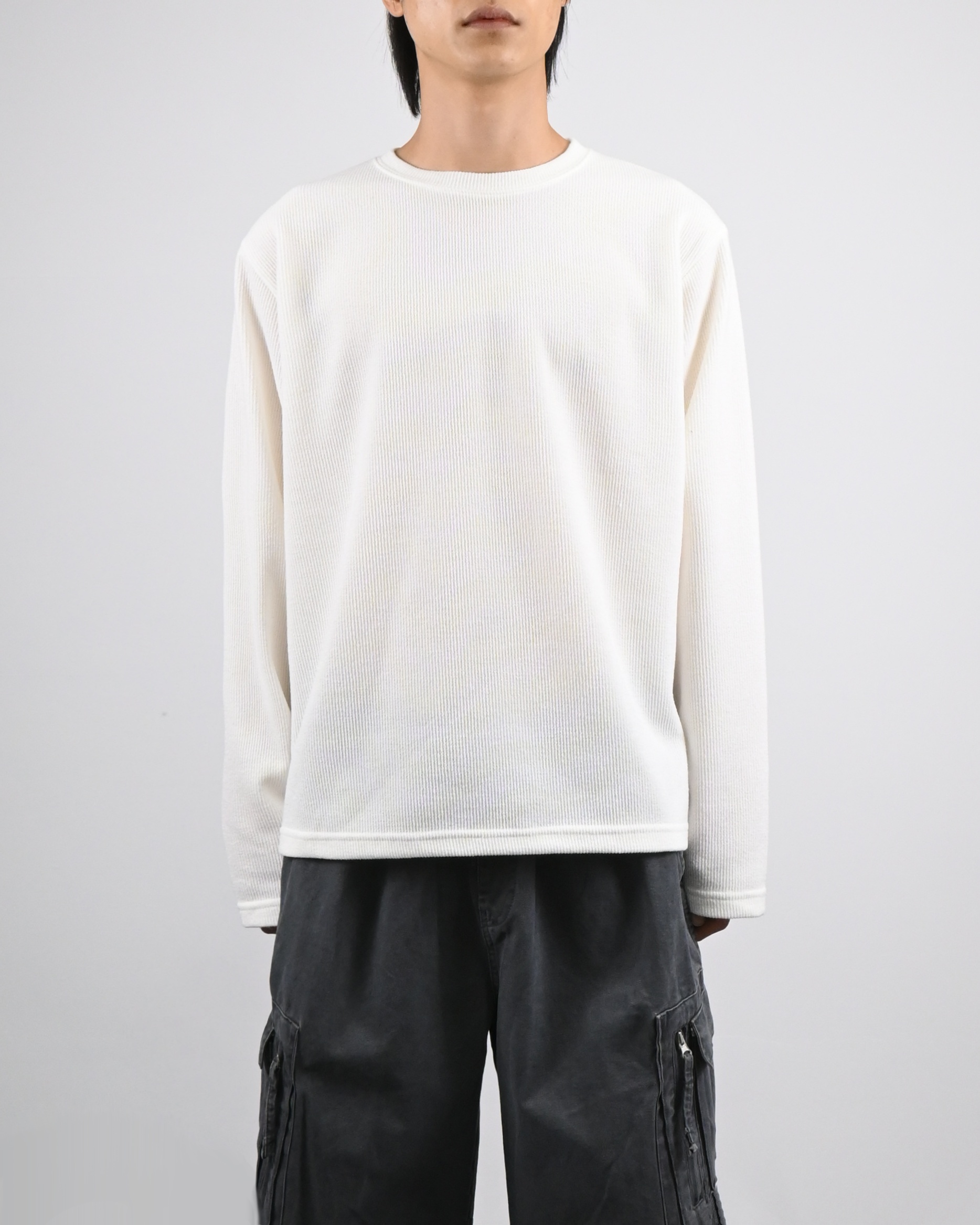 low round knit
