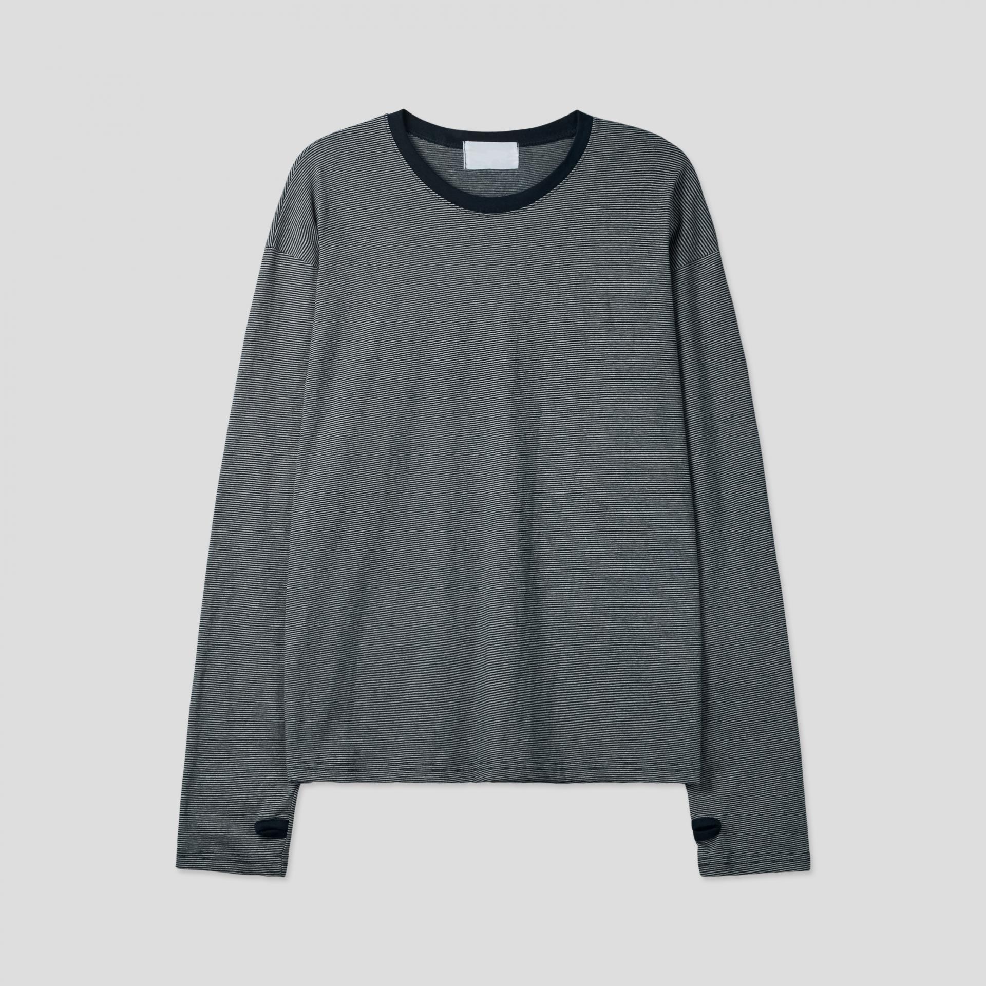 calm stripe warmer long sleeve