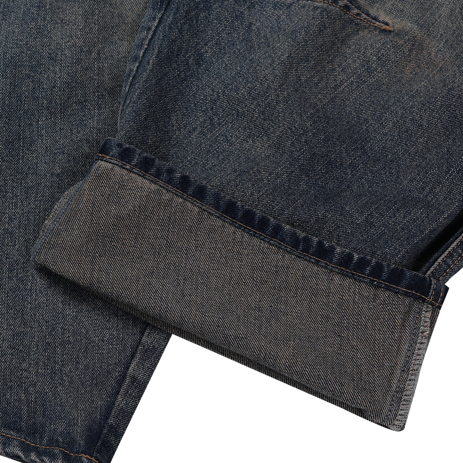 dart balloon denim pants (tin blue)
