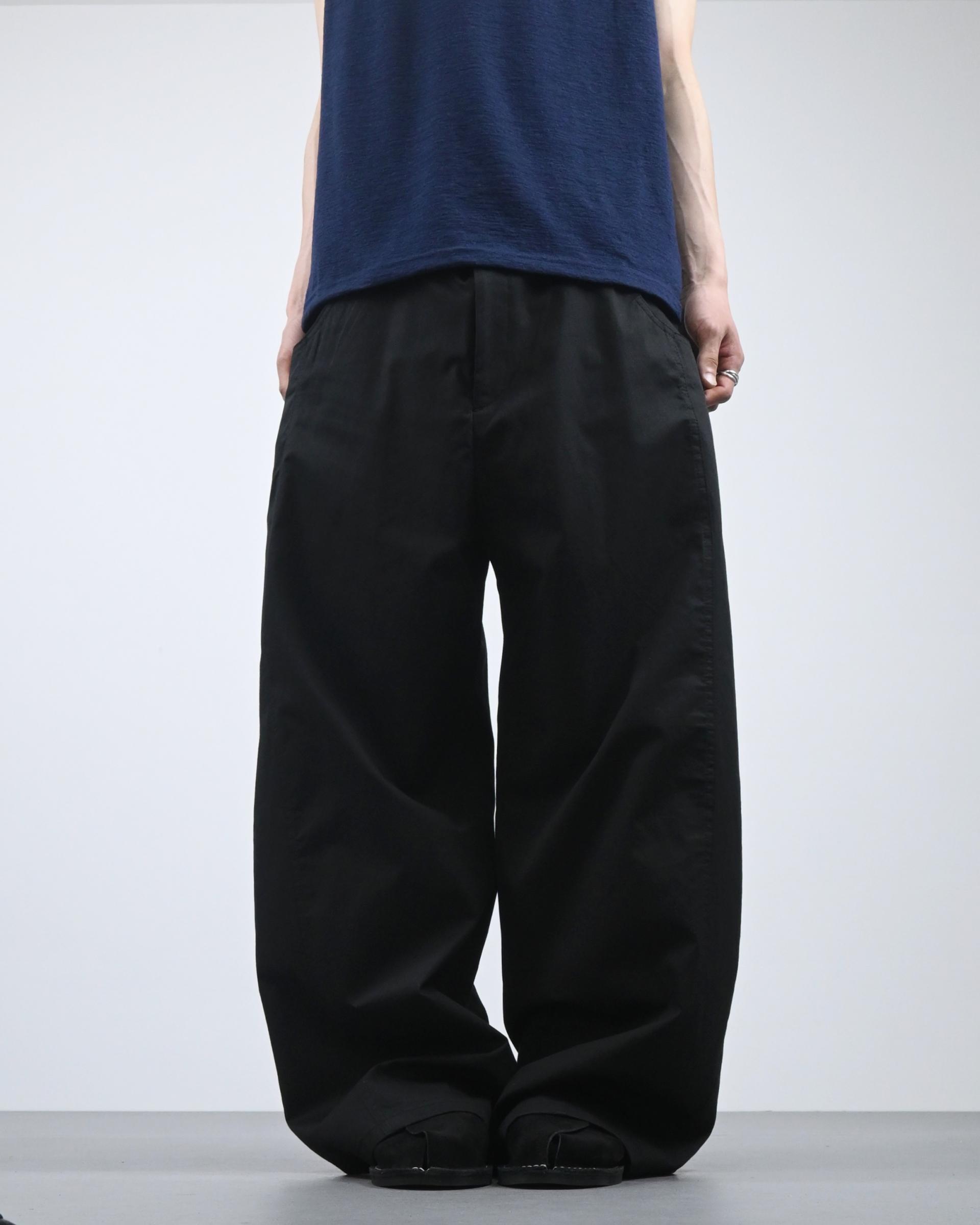 dear curved cotton pants