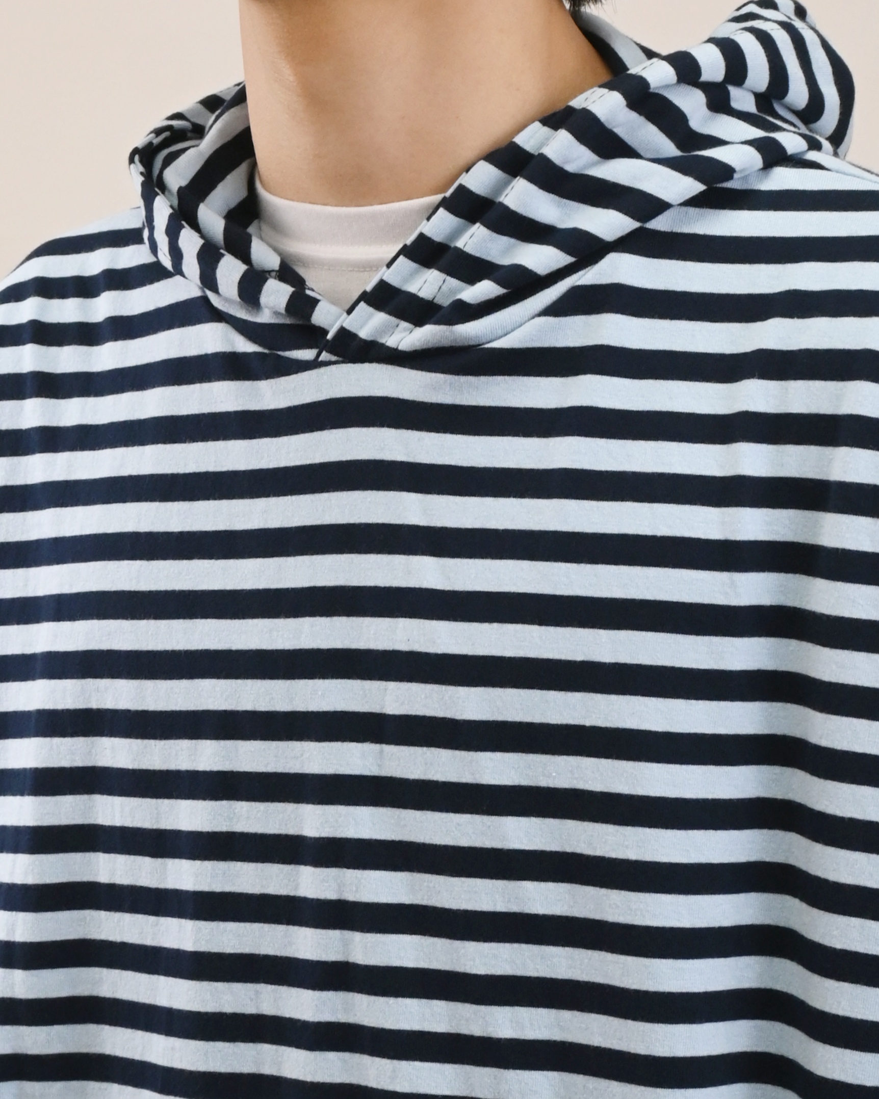 reed cropped striped hoodie