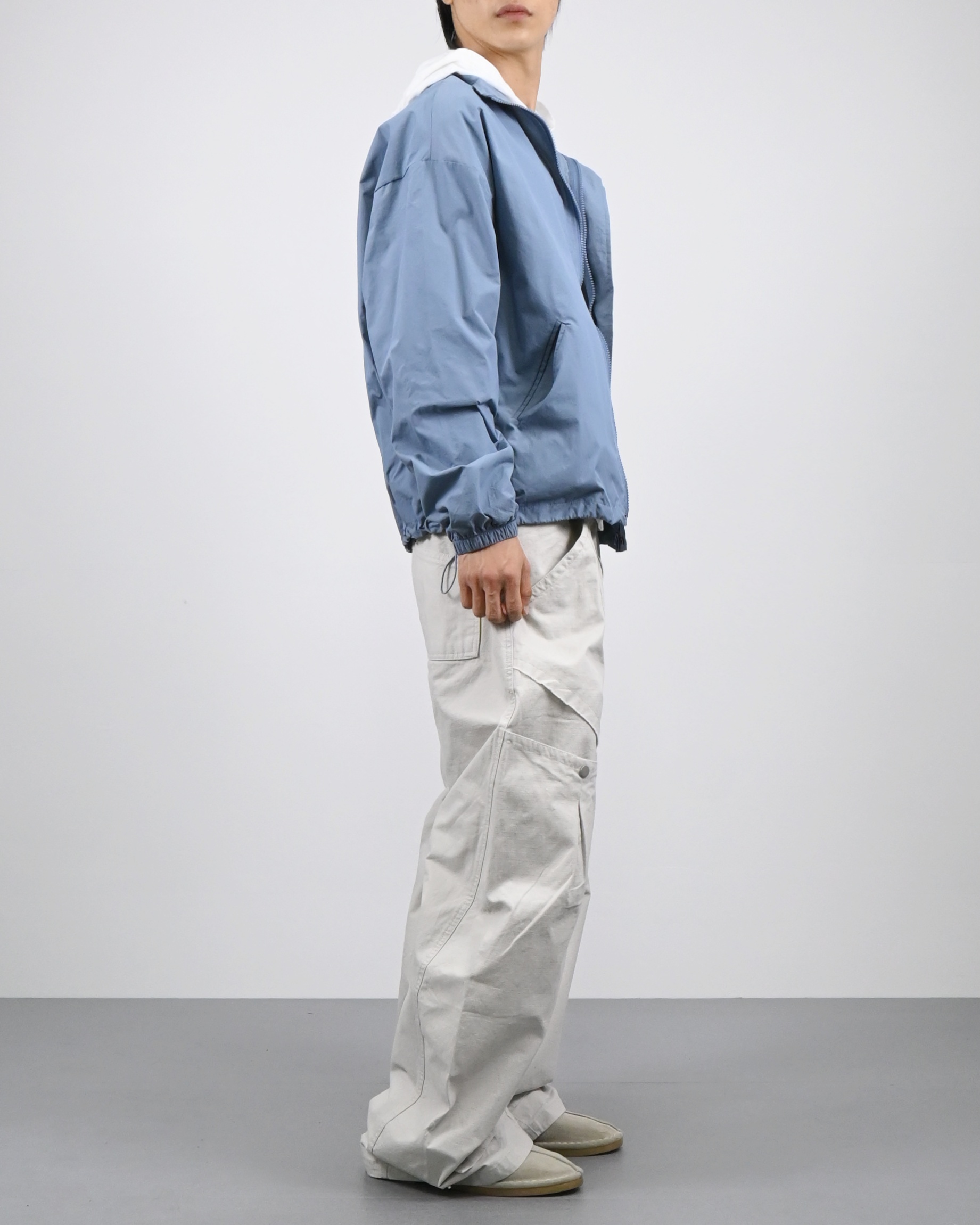 razor washed black denim pants 복제