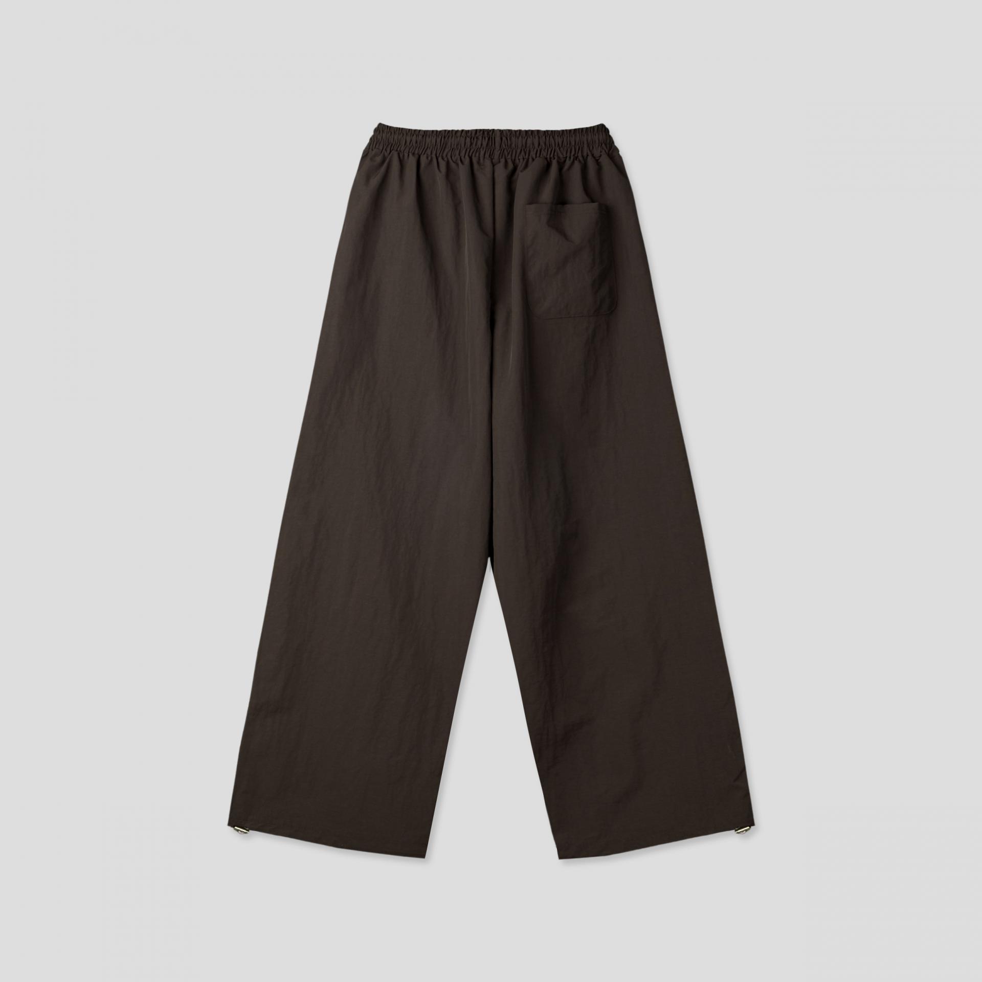 rope curved nylon pants